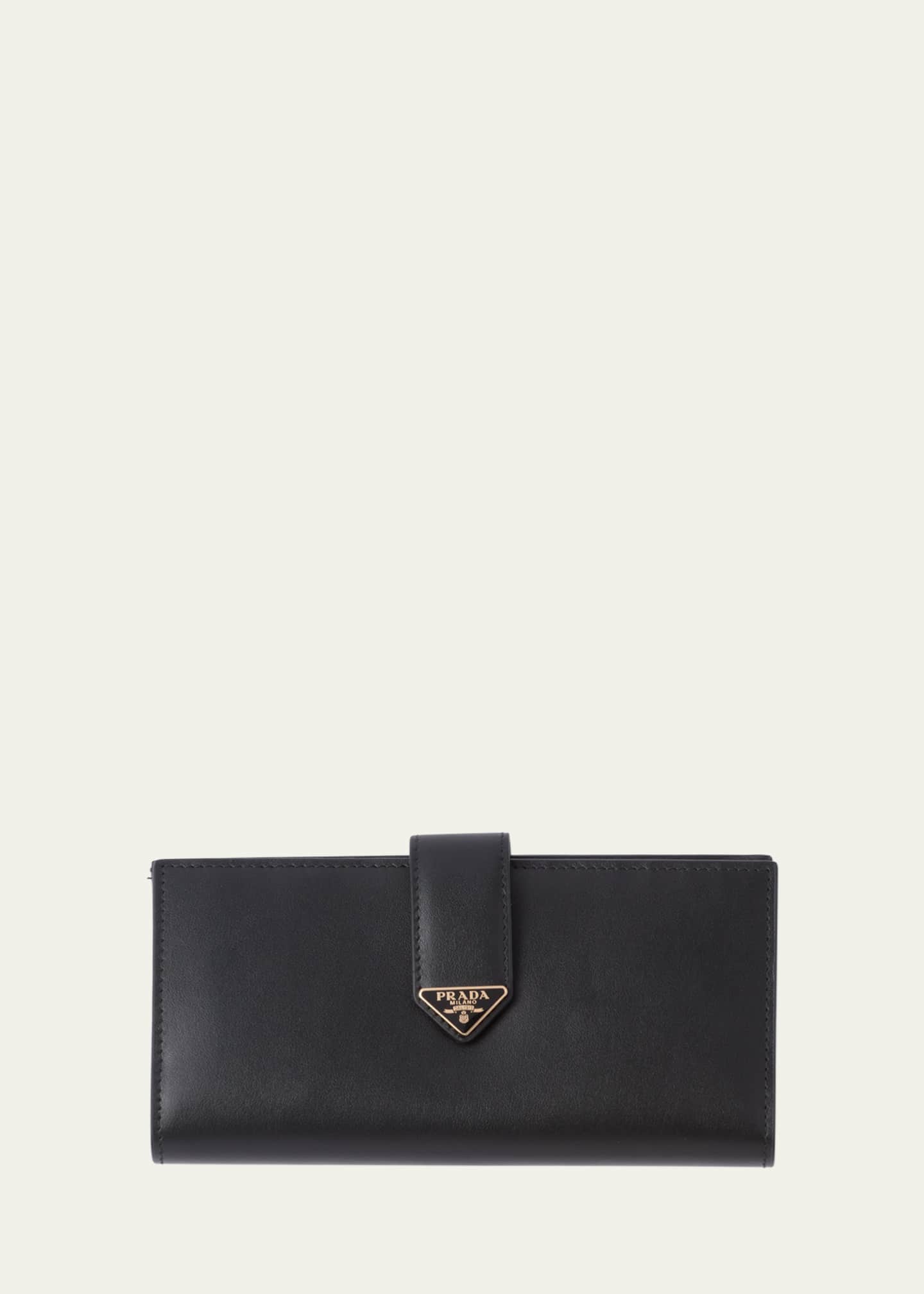 Prada saffiano leather continental wallet online