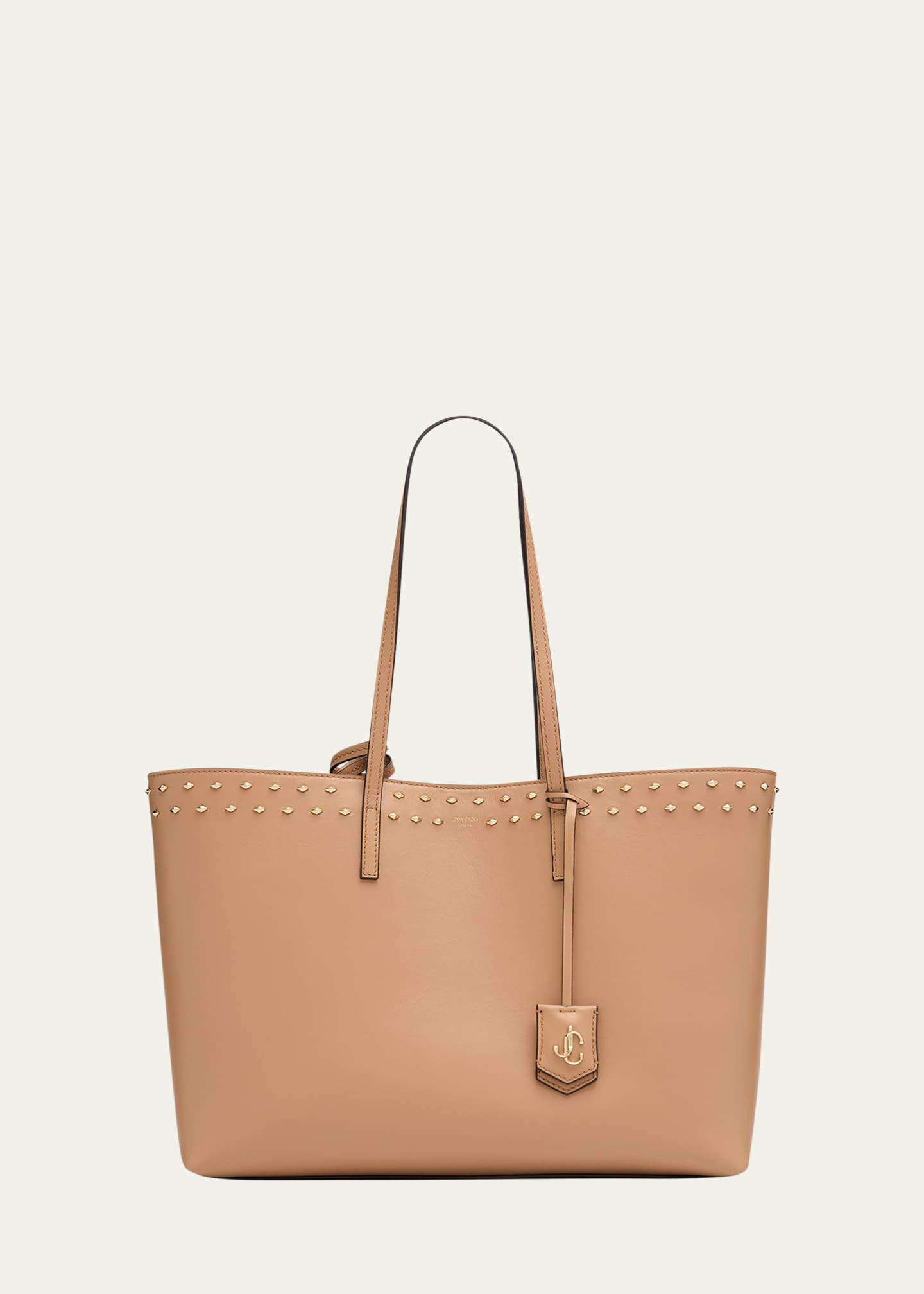 ROCKSTUD GRAINY CALFSKIN TOTE BAG