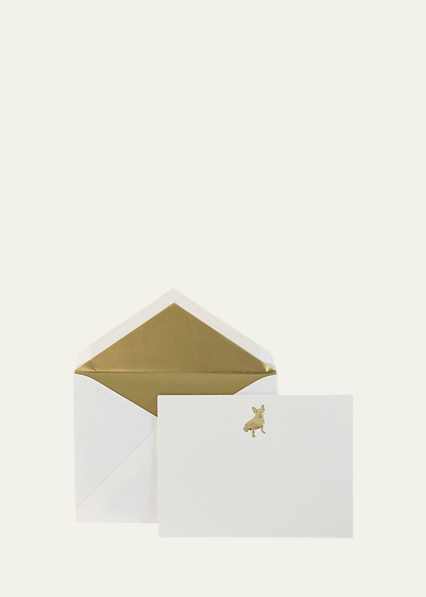 Martin Frampton Frenchie Dog Stationery Set, 12 Cards & Envelopes Image 1 of 5