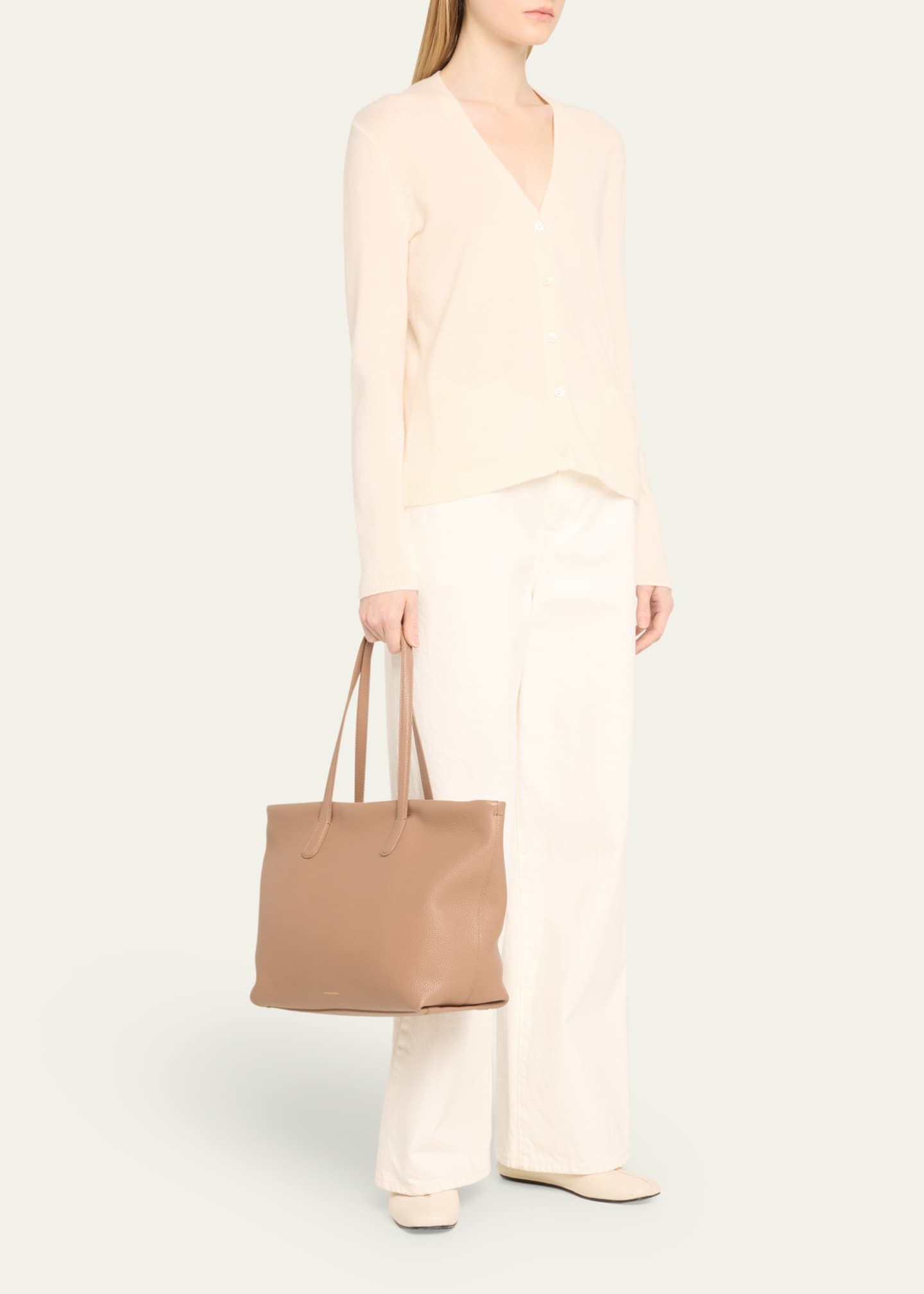 Mansur Gavriel Everyday Soft Leather Tote Bag - Bergdorf Goodman