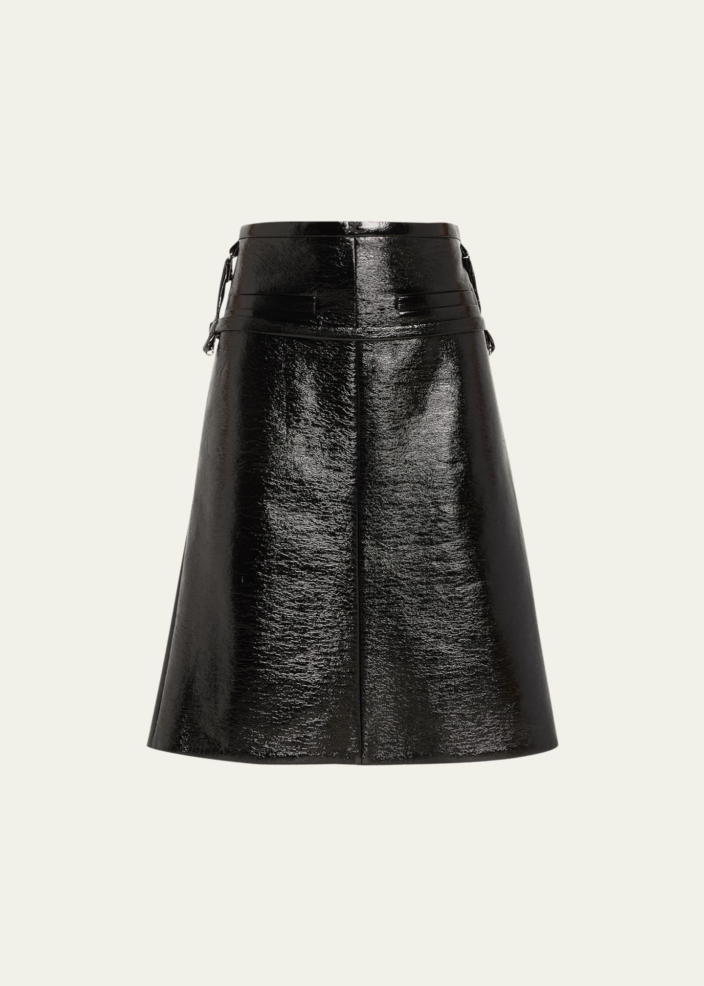 Vinyl midi skirt 2025