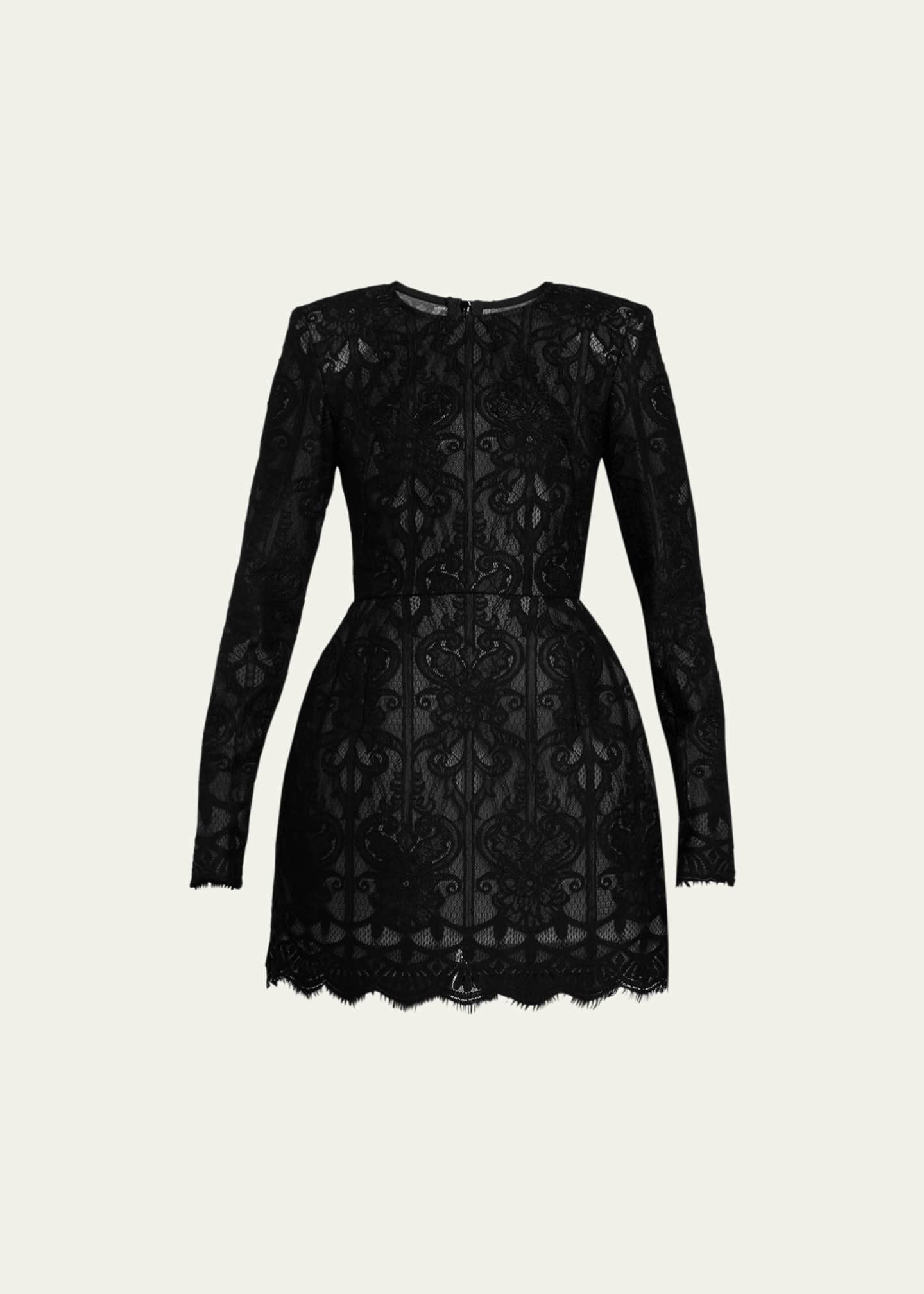 Bronx and banco mixed lace dress new arrivals