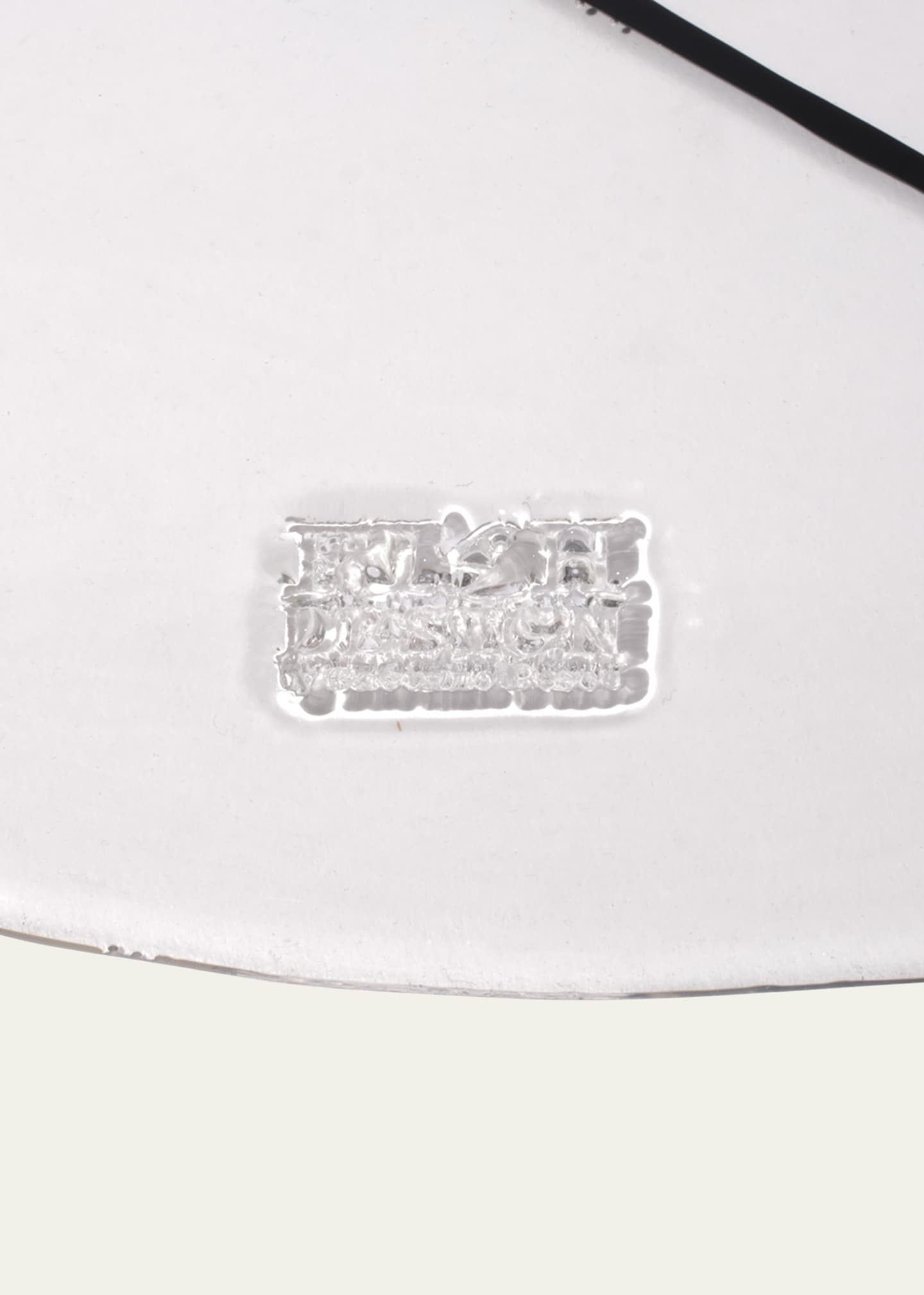 CORSI Transparent and Black Table Mate Placemat Bergdorf Goodman