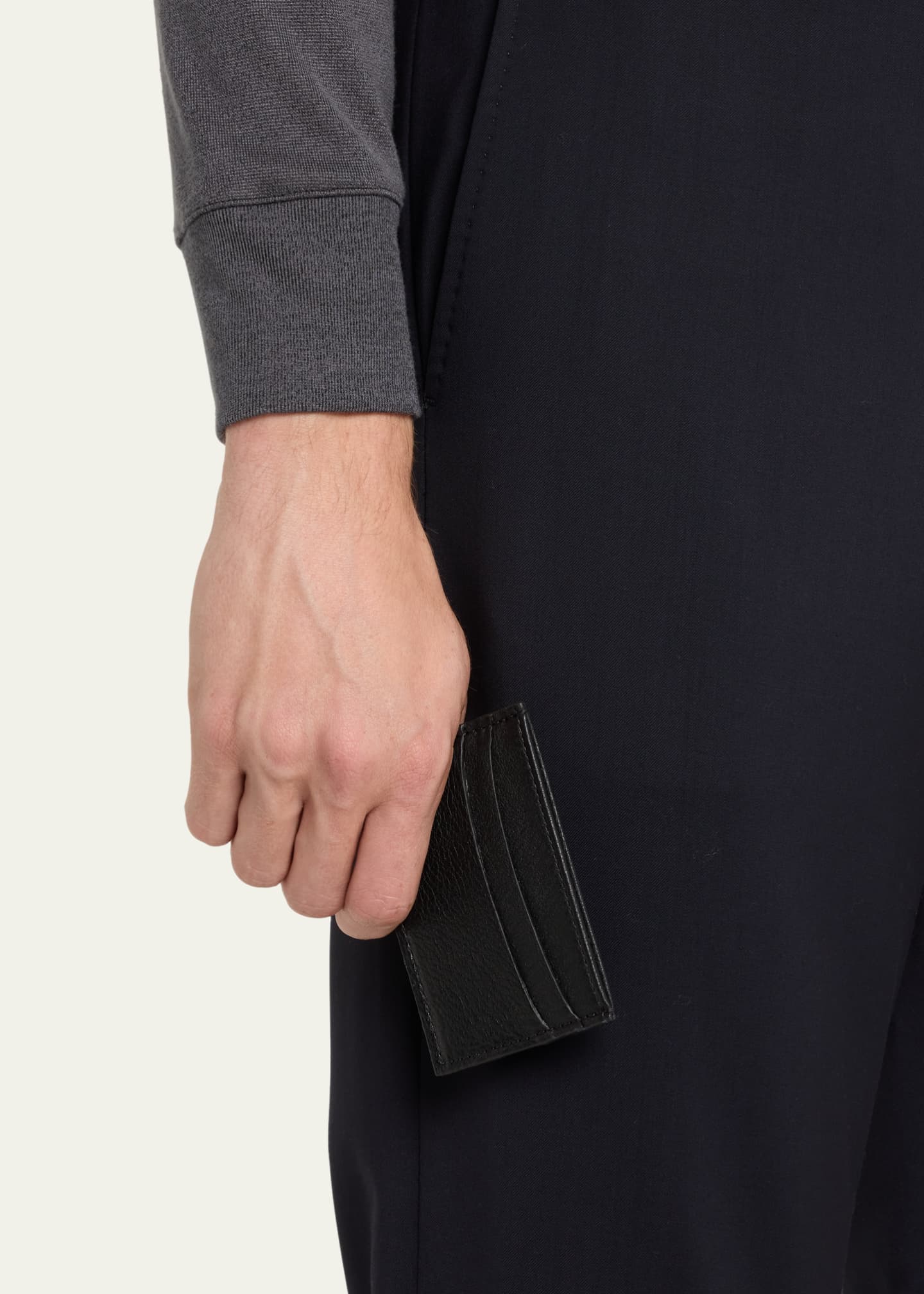Bergdorf Goodman Leather Slim Card Case Image 2 of 4