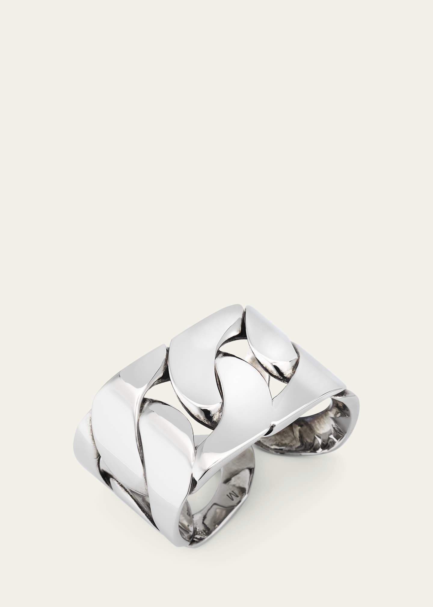 McQueen 2 Finger Chain Ring Image 3 of 4