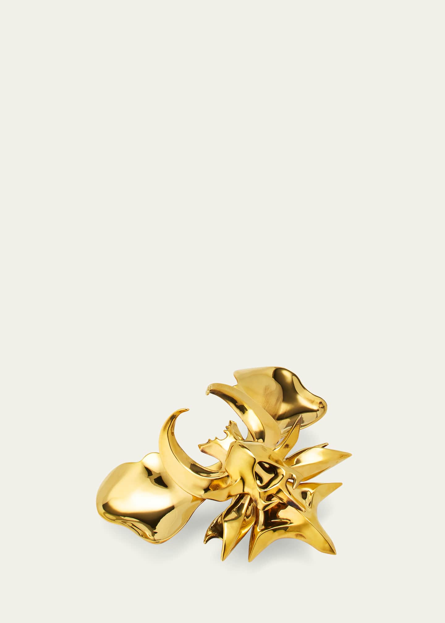 McQueen Orchid Gold-Tone Ring Image 3 of 4