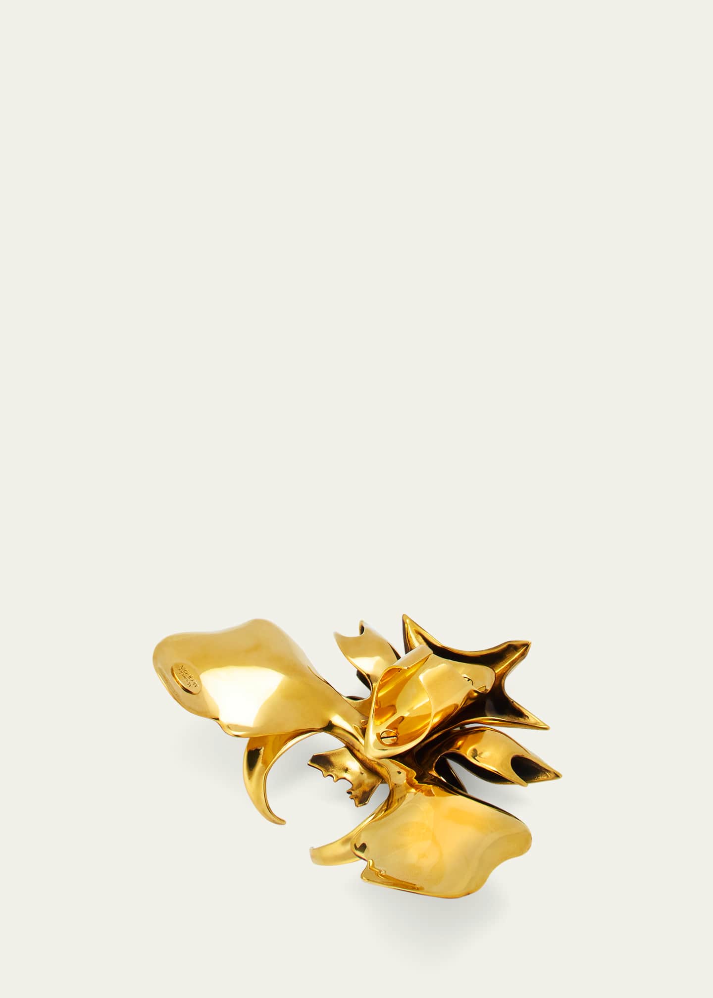 McQueen Orchid Gold-Tone Ring Image 4 of 4