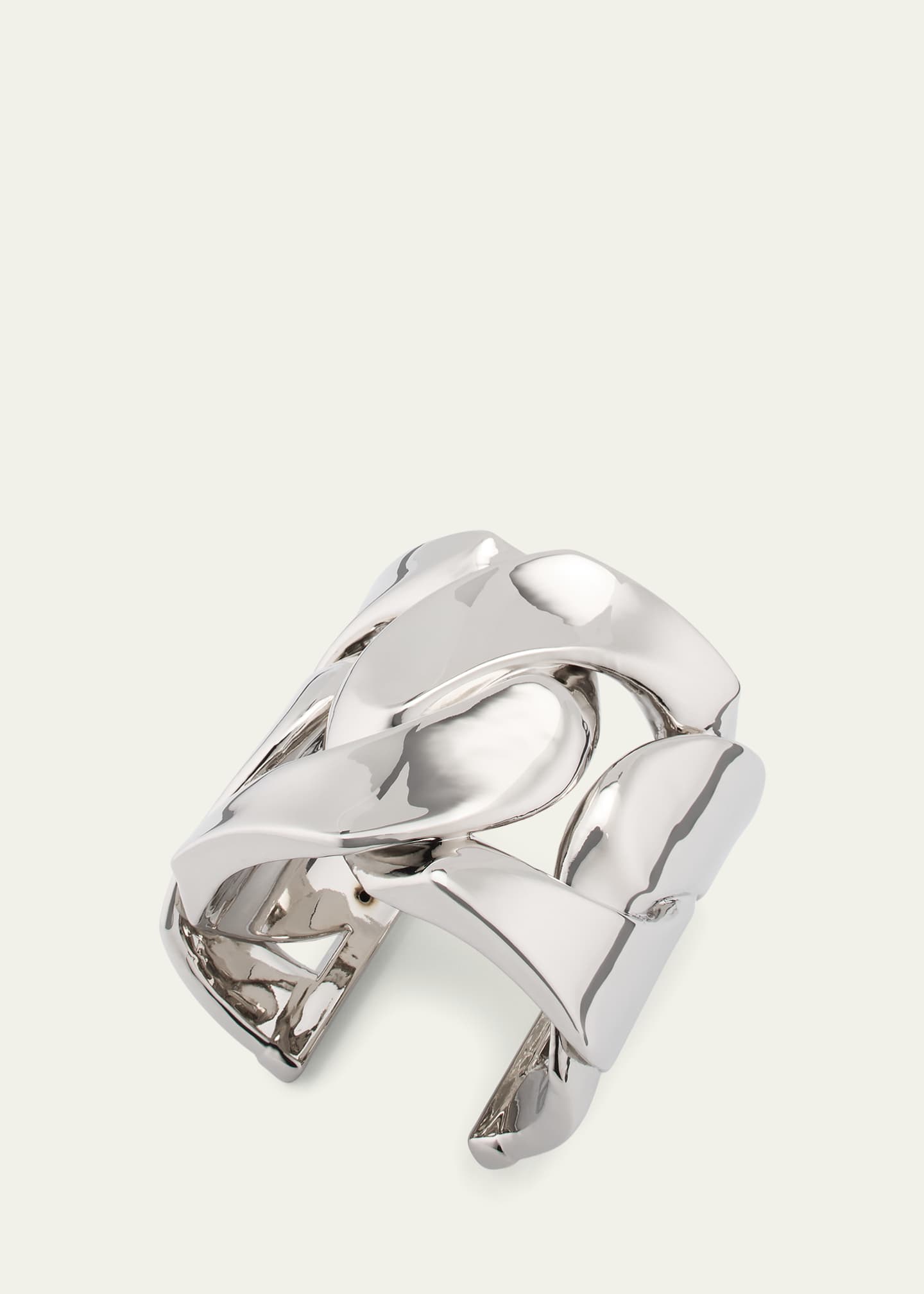 McQueen Chain Open Cuff Bracelet Image 3 of 4