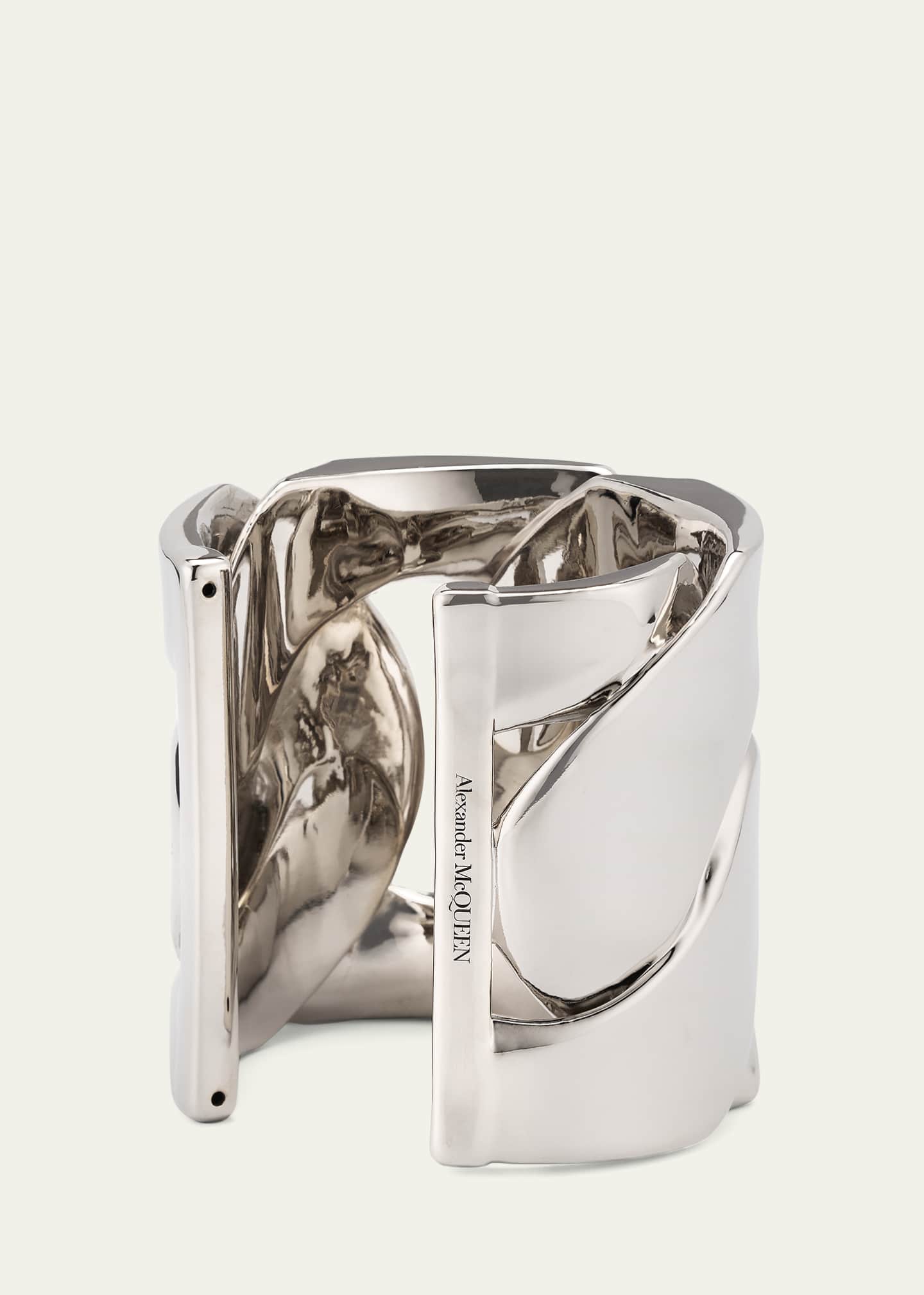 McQueen Chain Open Cuff Bracelet Image 4 of 4