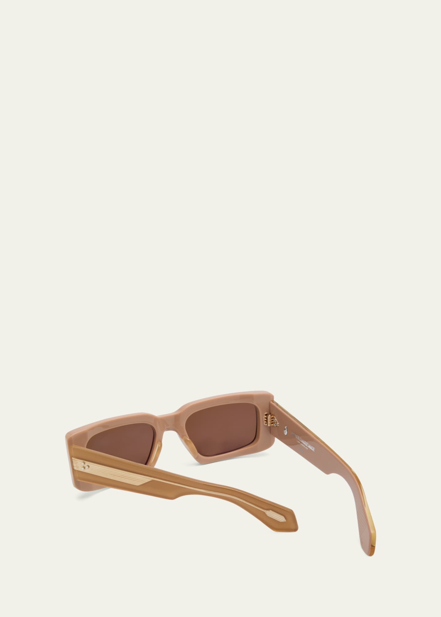 Jacques Marie Mage Men's Supersonic Acetate Rectangle Sunglasses Image 3 of 5