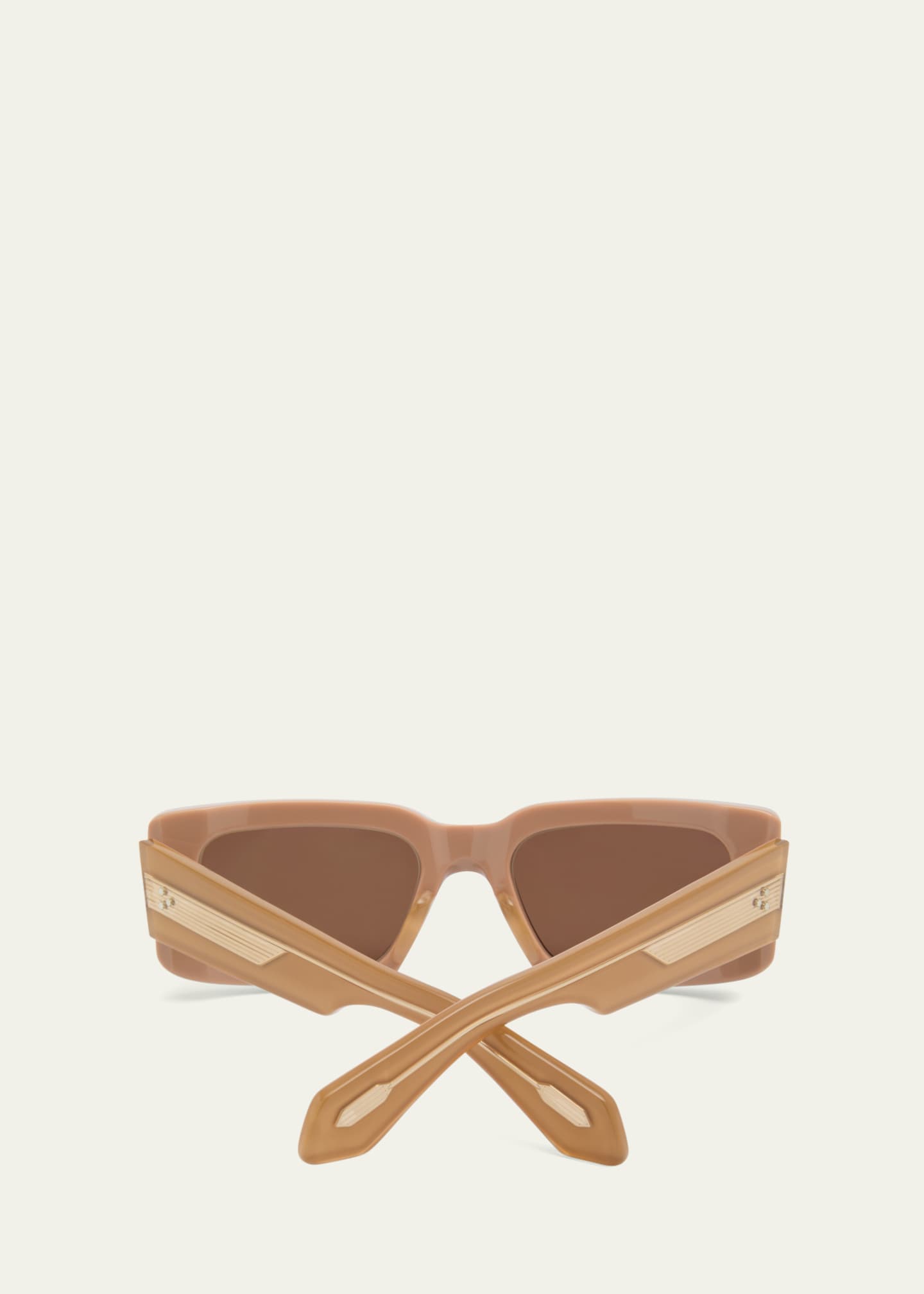 Jacques Marie Mage Men's Supersonic Acetate Rectangle Sunglasses Image 4 of 5