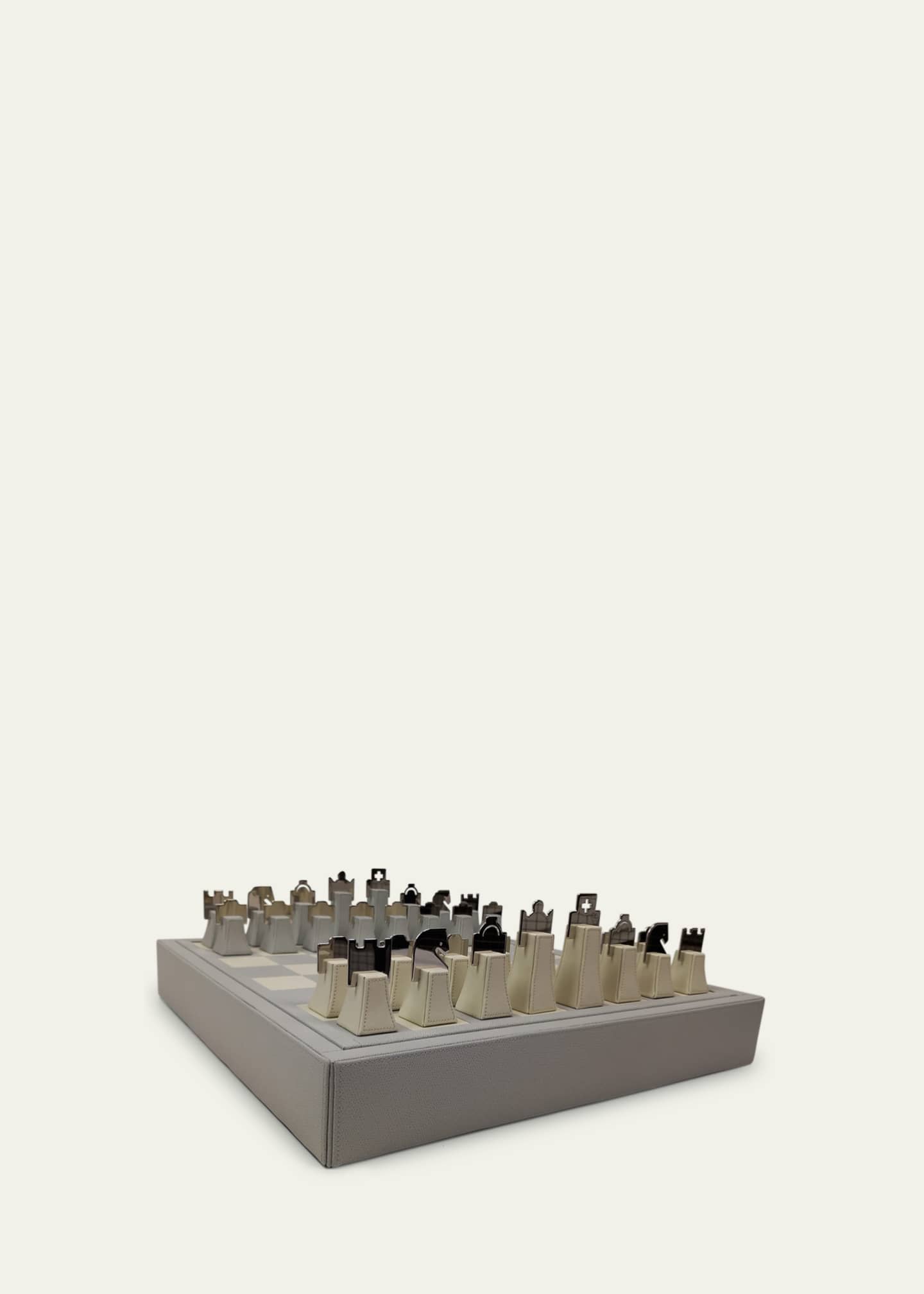 Renzo Romagnoli Luxor Grey Chessboard Image 4 of 5