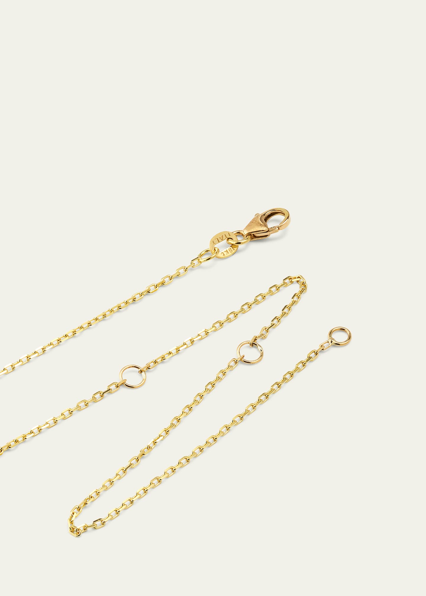 Elior 18K Yellow Gold Medium Tsavourite Pill Pendant Necklace Image 4 of 4