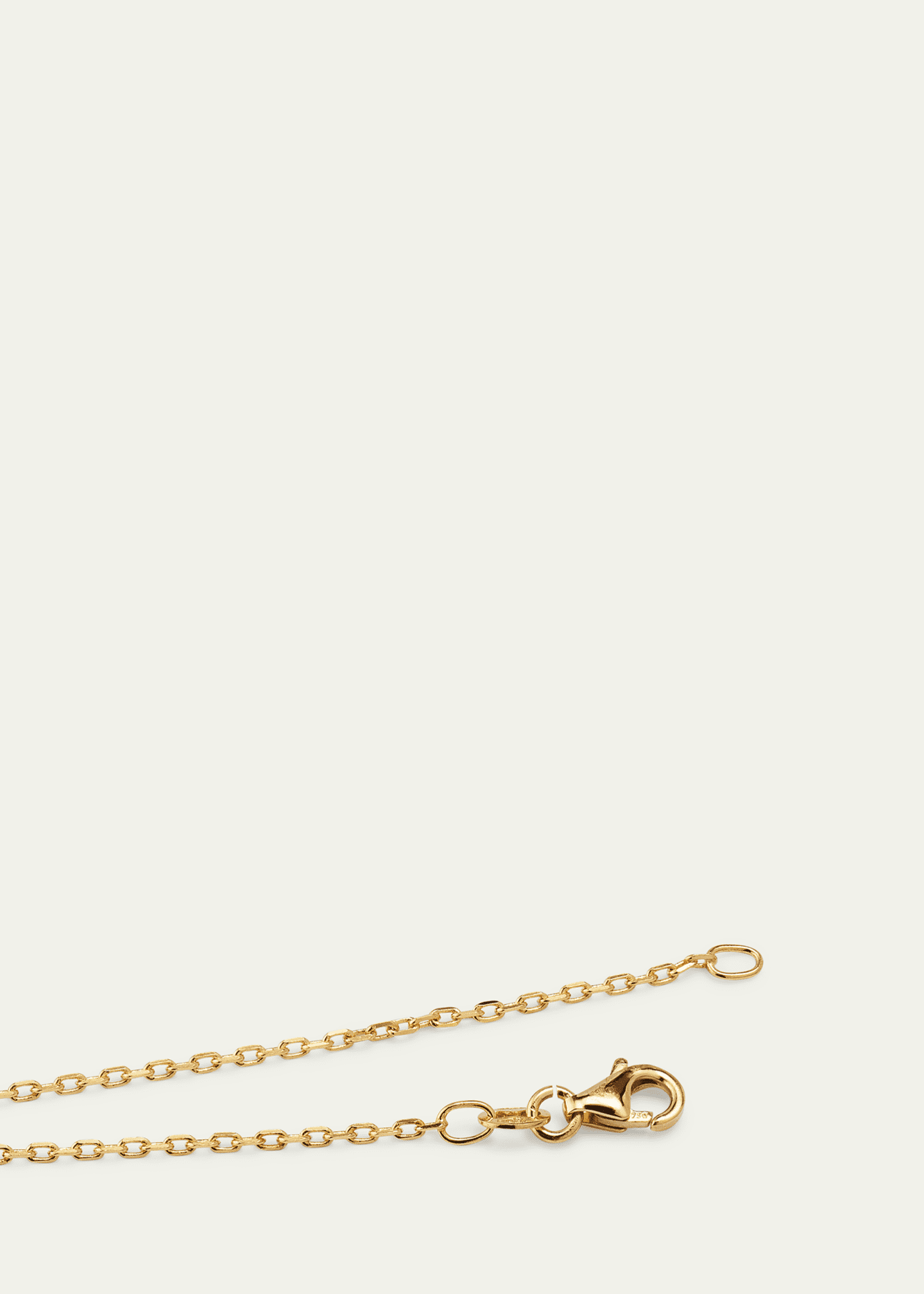 Elior 18K Yellow Gold Small Diamond Pill Pendant Necklace Image 4 of 4