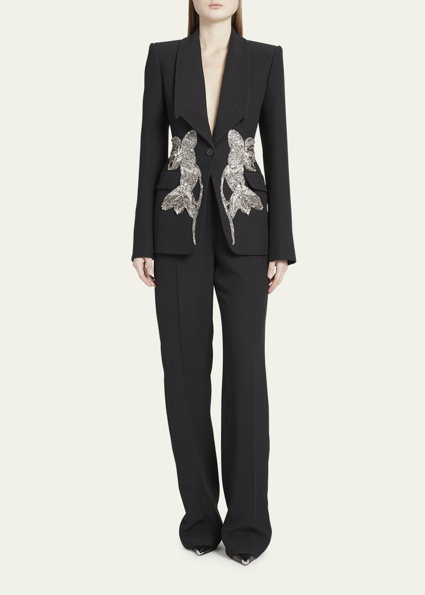 Alexander mcqueen womens blazer top