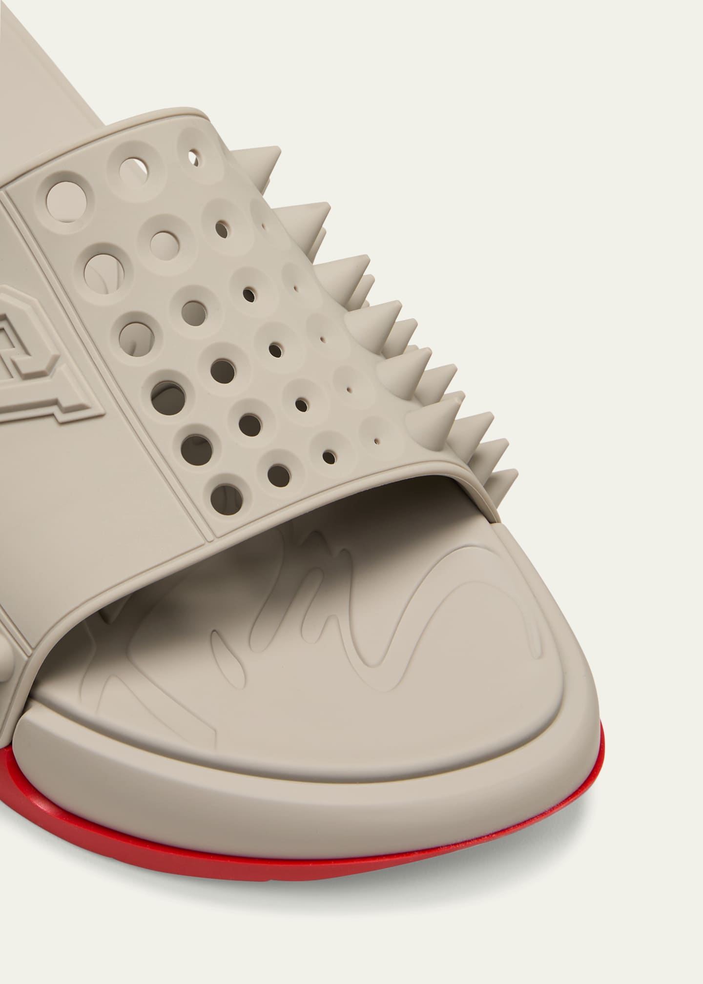 Christian louboutin slide sandals hot sale