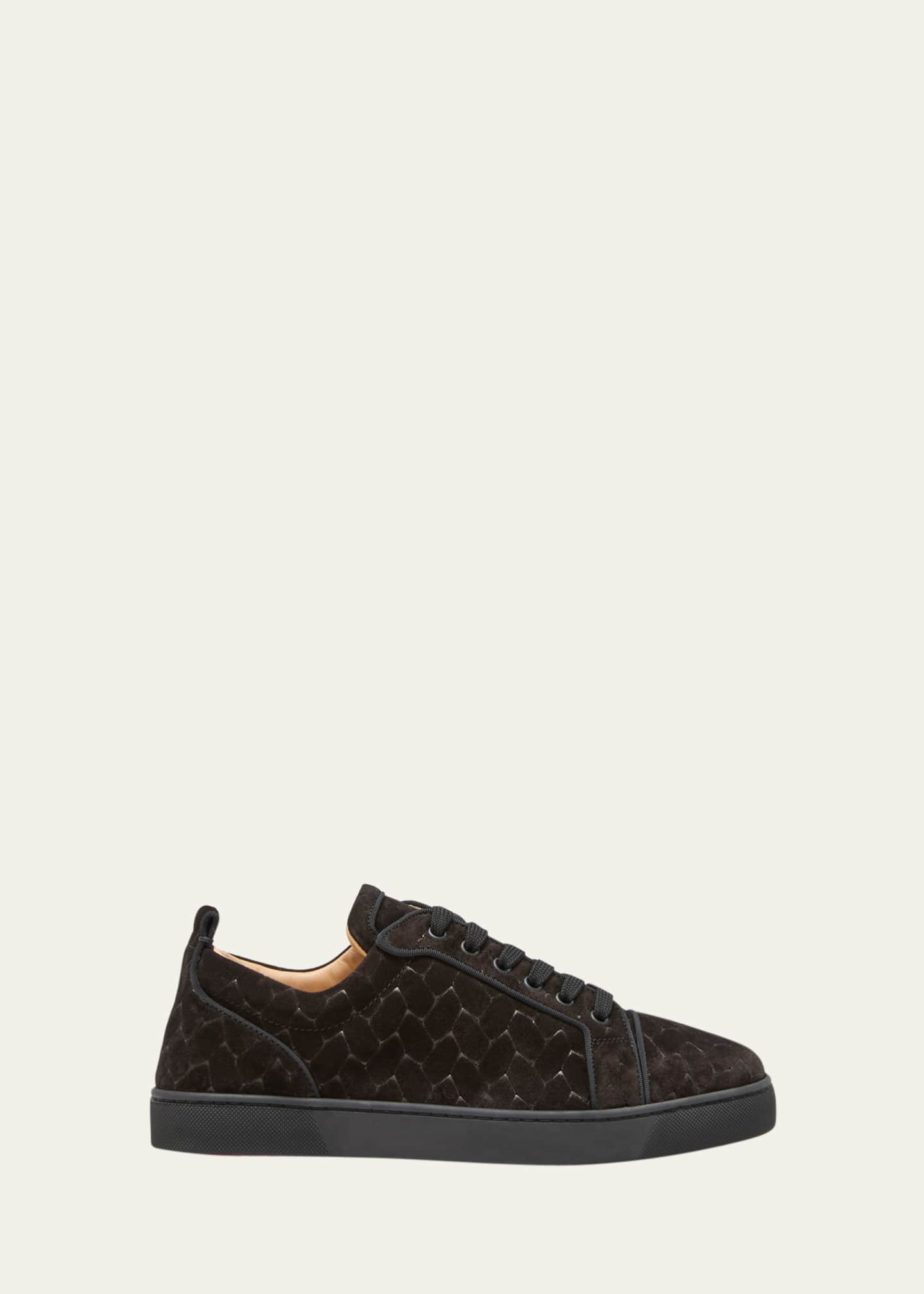 Christian Louboutin Men s Louis Junior Braided Leather Low Top Sneakers