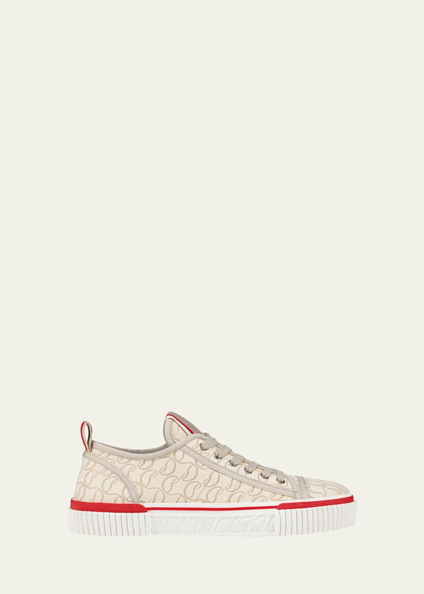 Christian Louboutin Men s Pedro Junior CL Canvas Low Top Sneakers