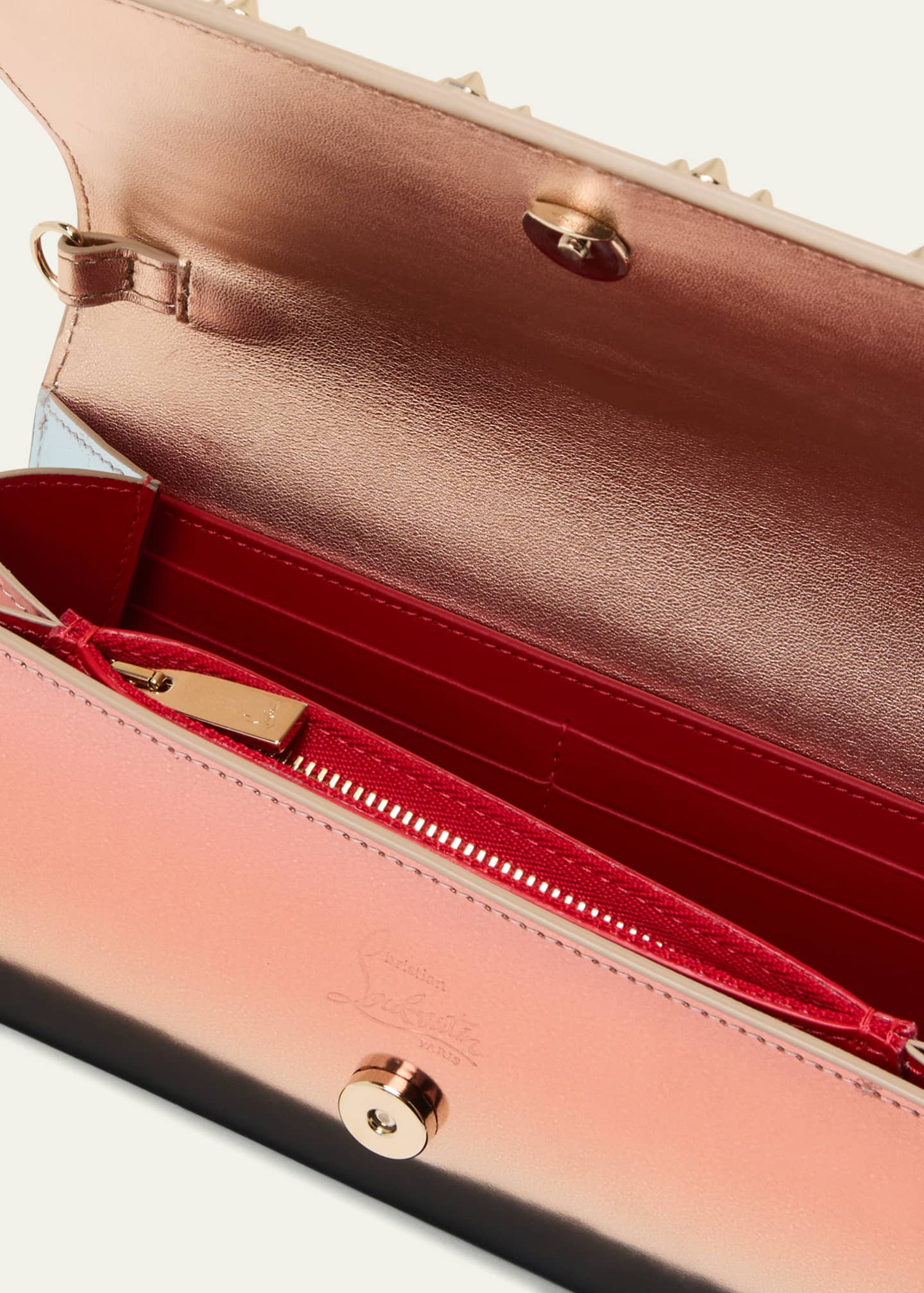 Christian Louboutin Paloma Wallet on Chain in Mirror Degrade