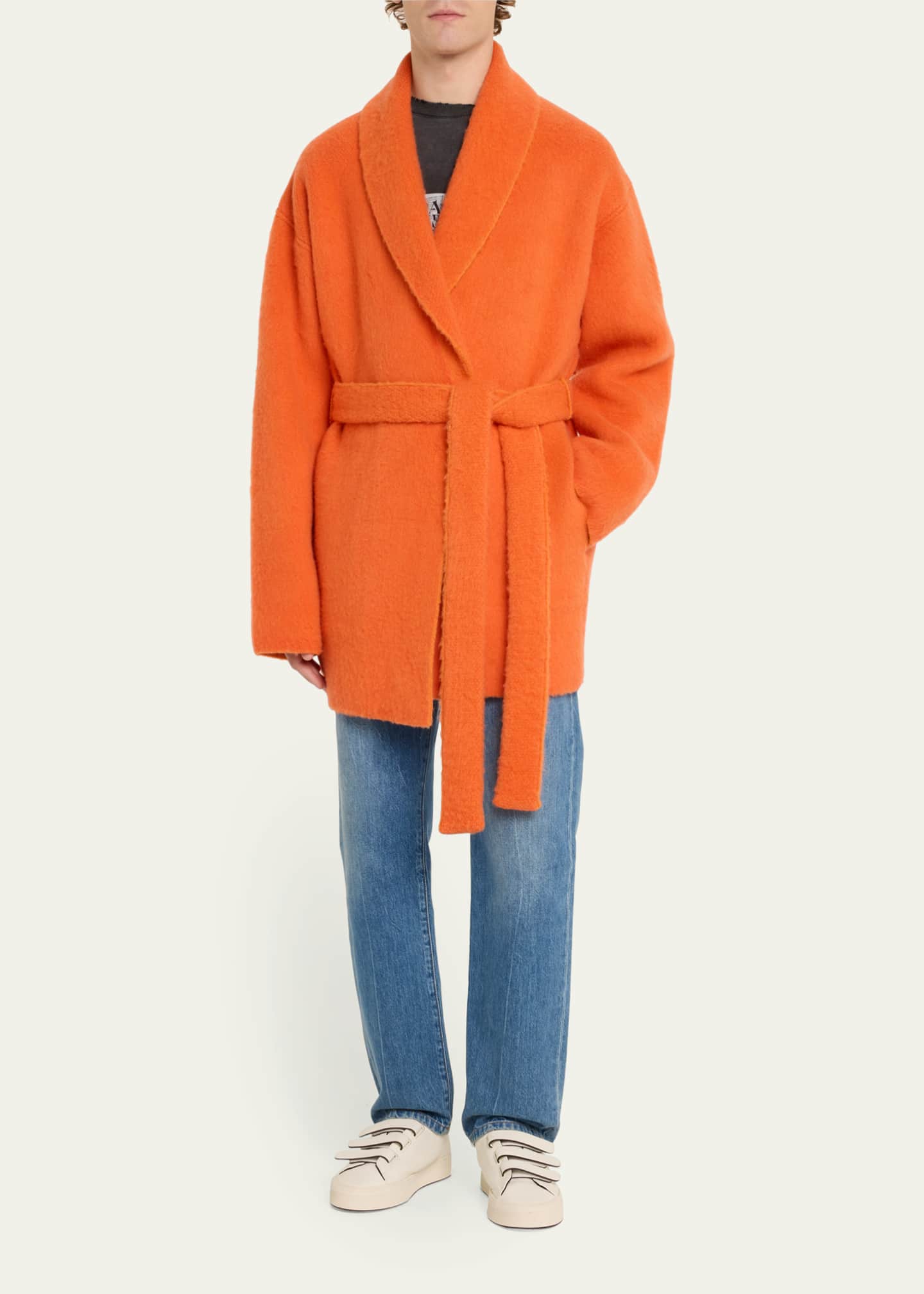 THE ELDER STATESMAN X ZEGNA Men s Brushed Cashmere Wool Smoking