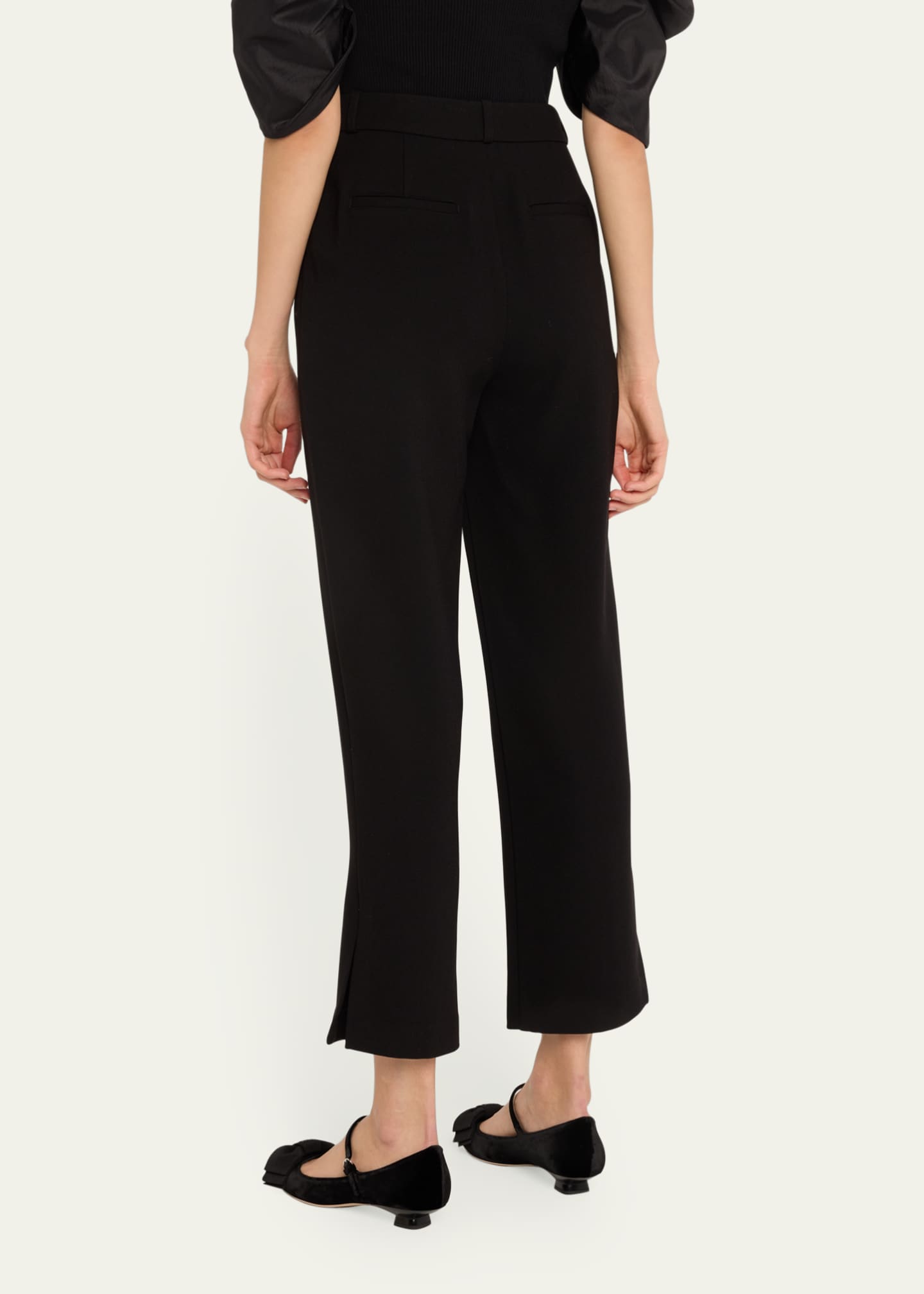 SIMKHAI Vera Straight-Leg Crop Pants Image 3 of 5