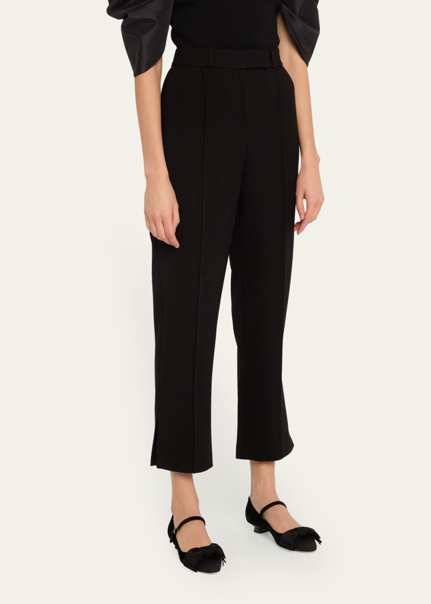 SIMKHAI Vera Straight-Leg Crop Pants Image 4 of 5