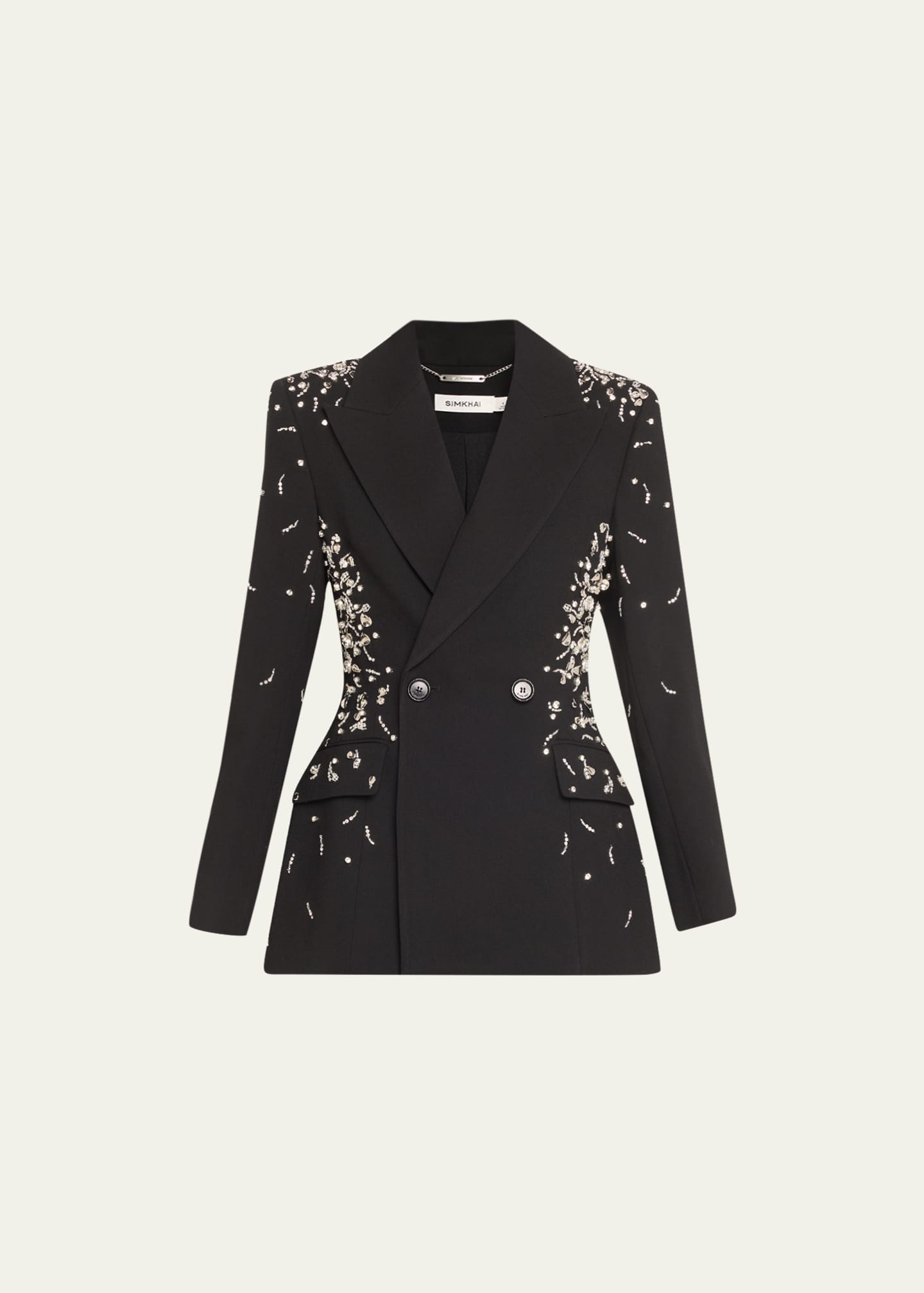 SIMKHAI Getty Embellished Single-Breasted Blazer - Bergdorf Goodman