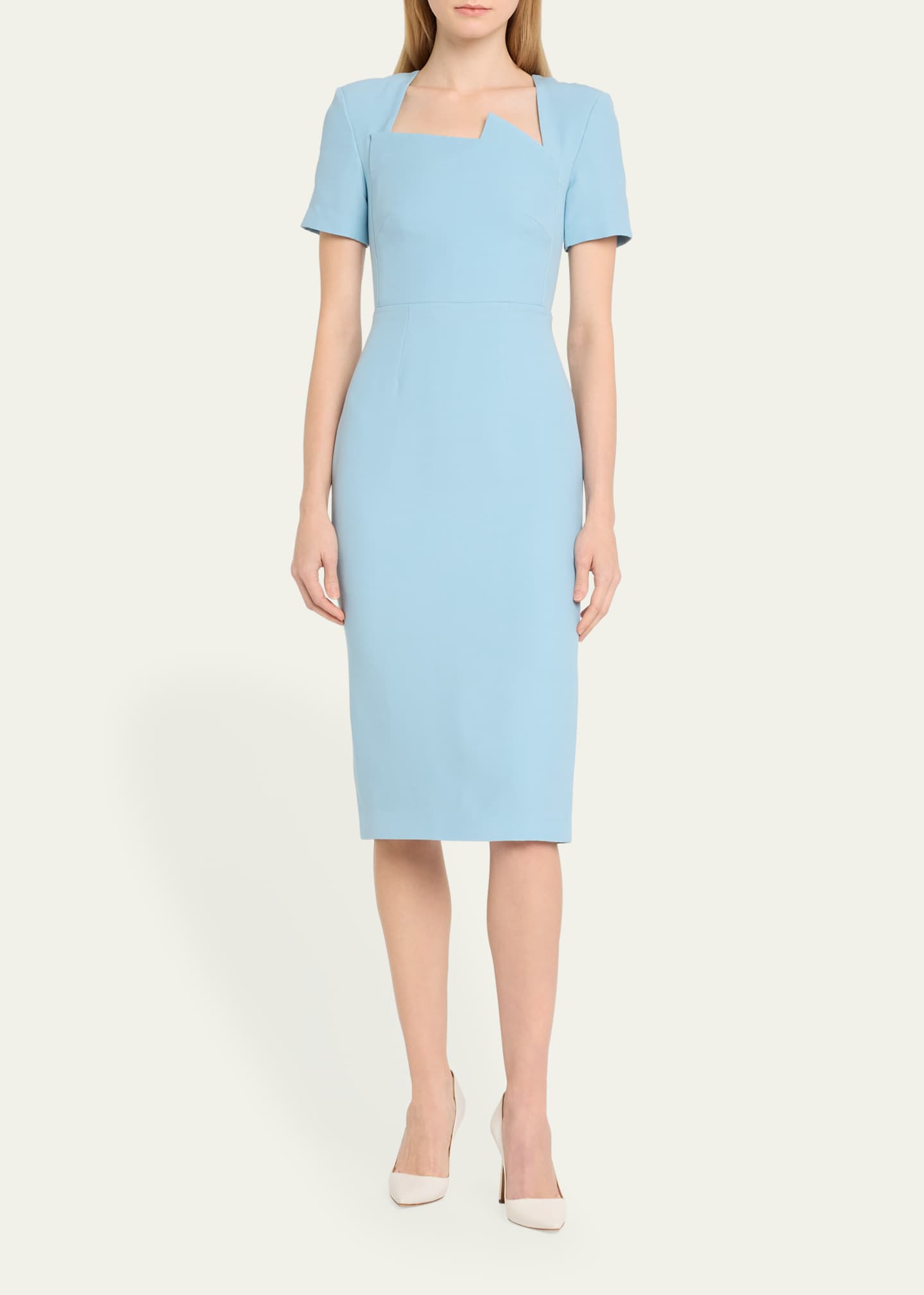 Roland mouret new arrivals blue dress