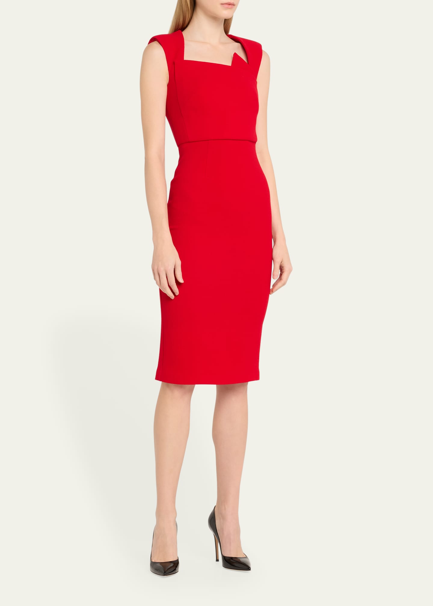 Roland mouret red dress online