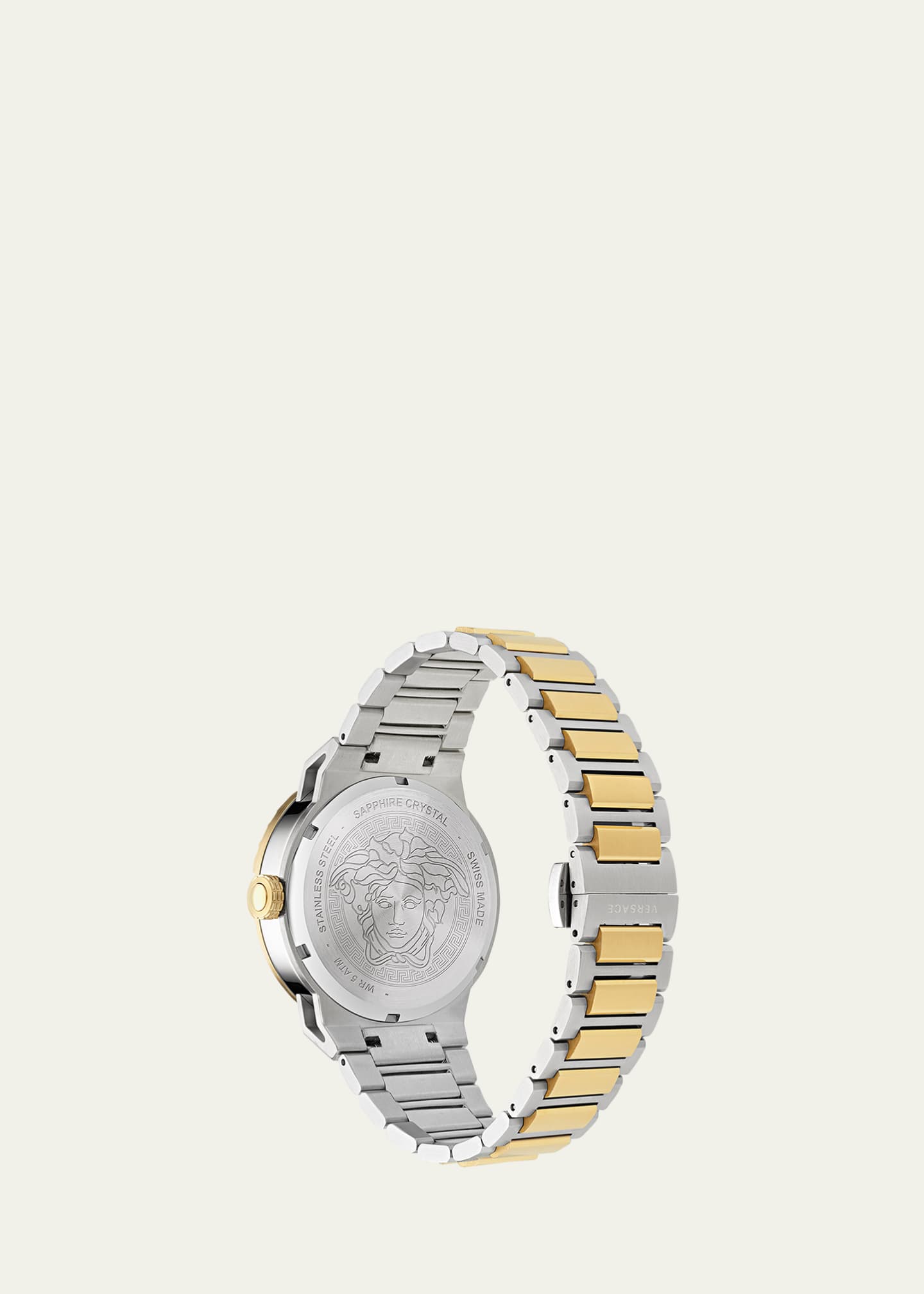 Versace 38mm Medusa Infinite Watch with Bracelet Strap, Two Tone Image 4 of 5