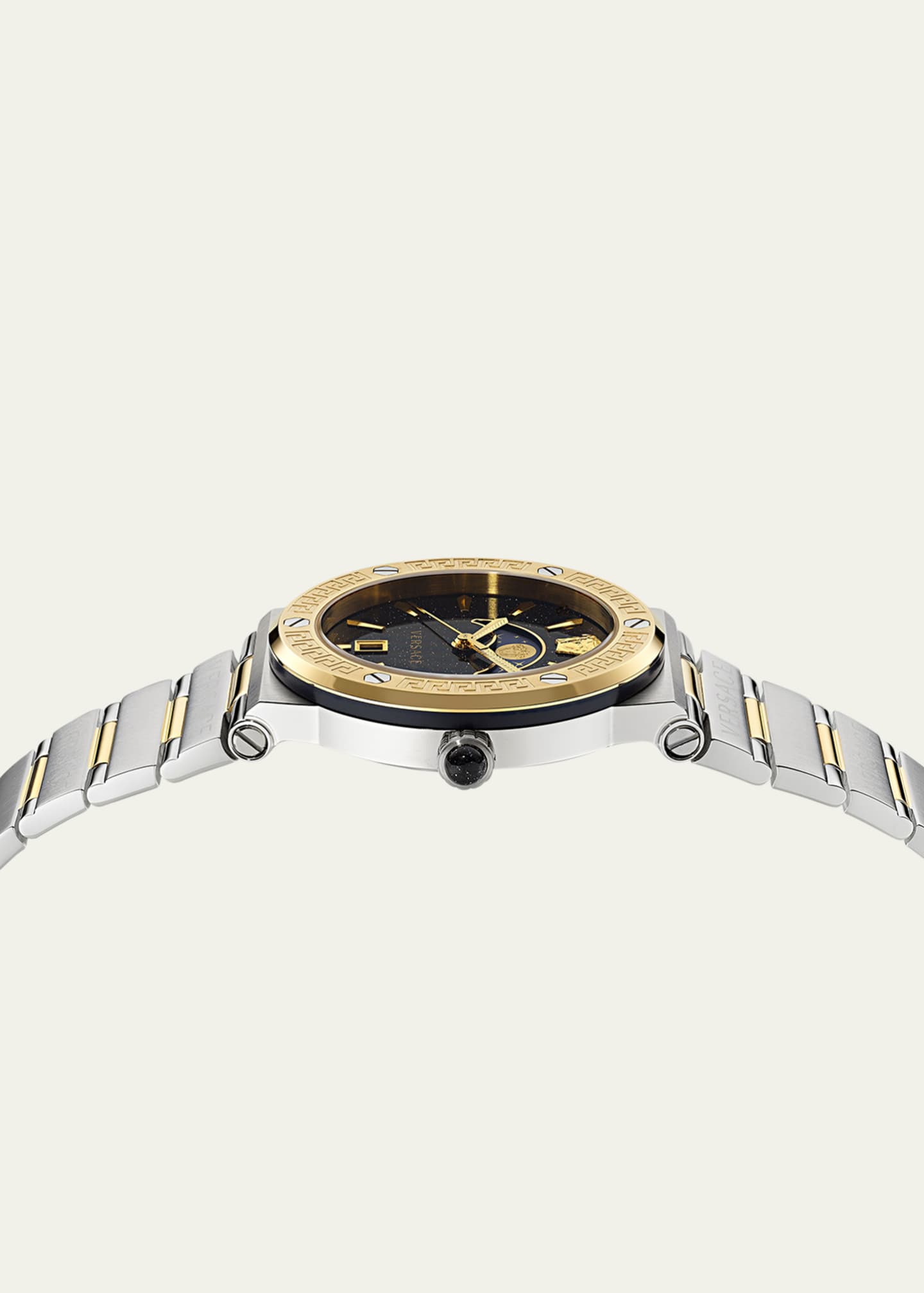 Versace 38mm Greca Two-Tone Bracelet Watch Image 3 of 5