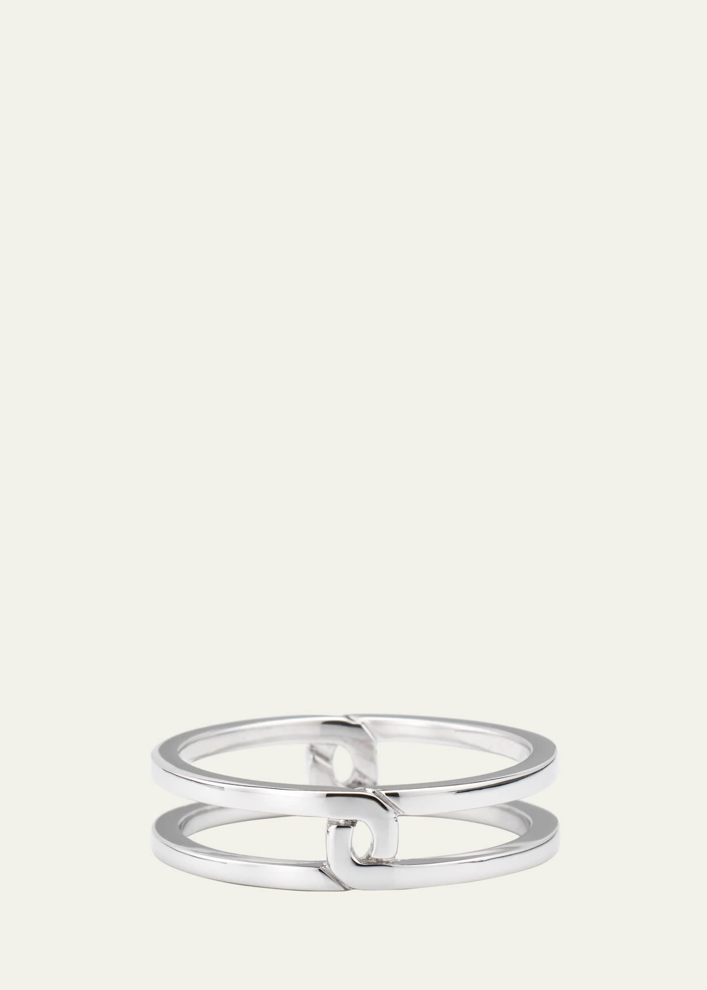 KINRADEN Men's Recycled Sterling Silver Breeze Ring Image 1 of 4