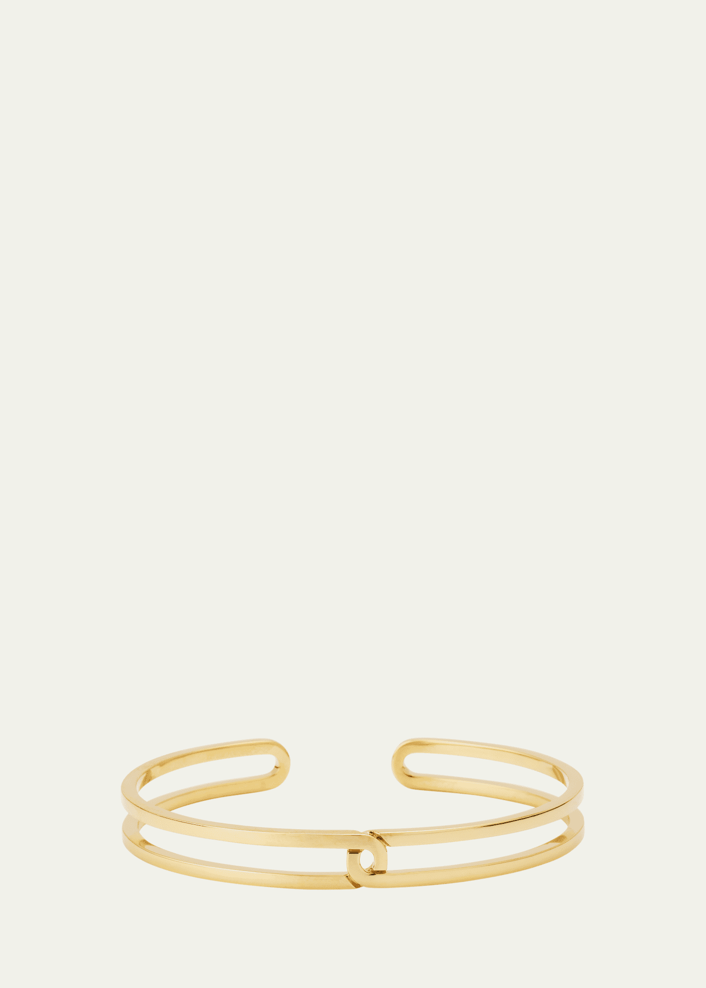 KINRADEN Men's Recycled 18K Yellow Gold Blast Cuff Bracelet Image 1 of 4