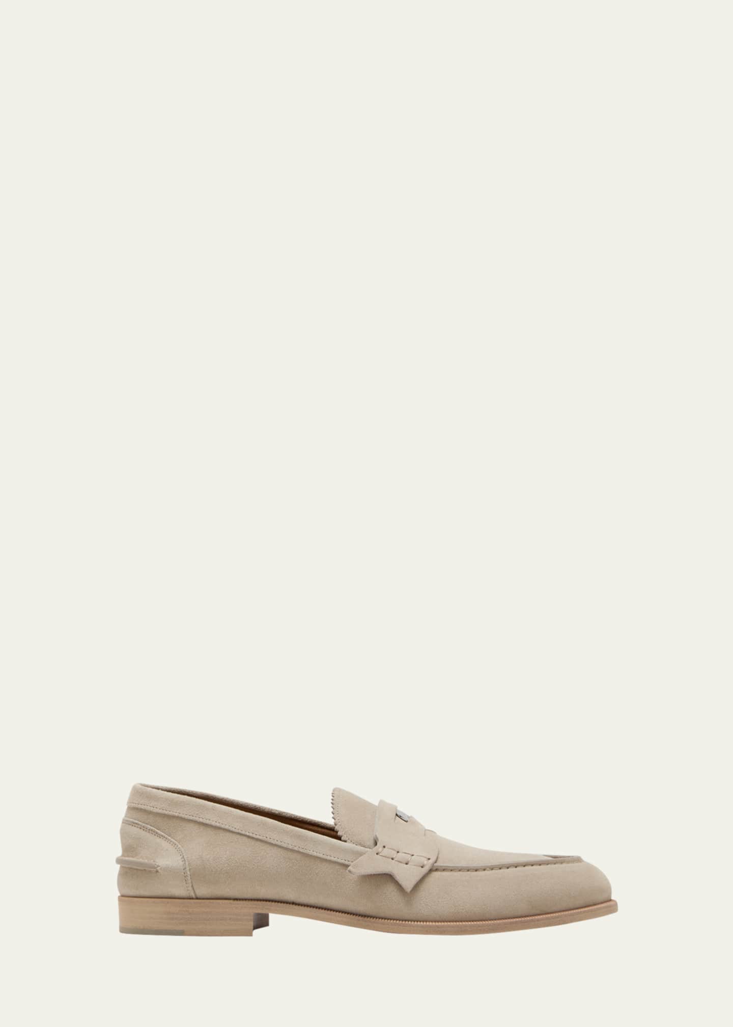 Christian Louboutin Men s Penny No Back Leather Penny Loafers