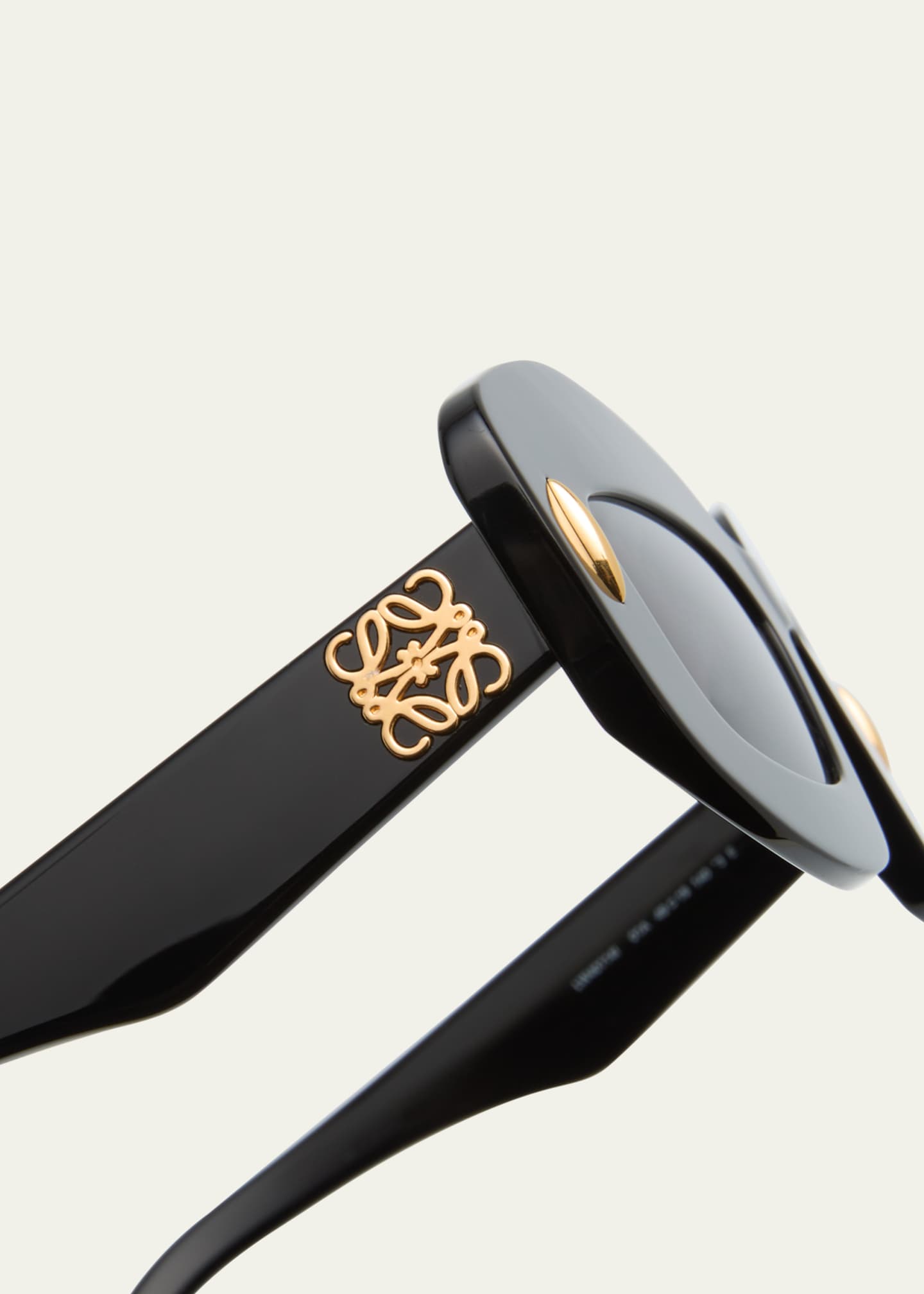 Loewe Men's Anagram Acetate-Nylon Rectangle Sunglasses - Bergdorf