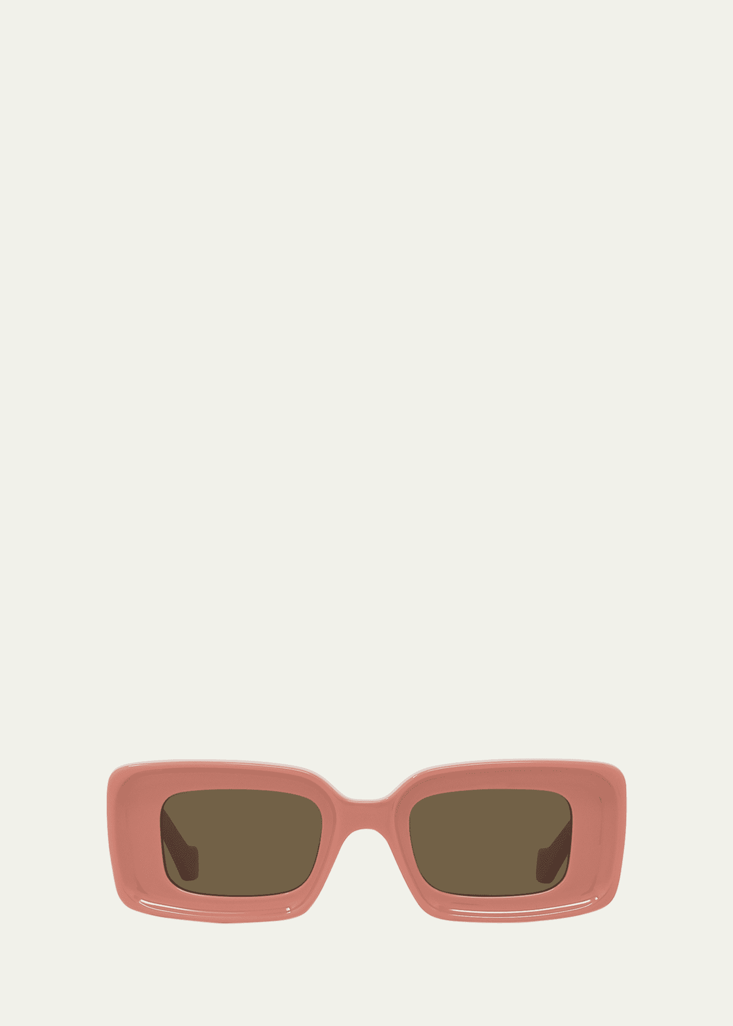 Loewe Anagram Beveled Acetate Rectangle Sunglasses Image 1 of 3