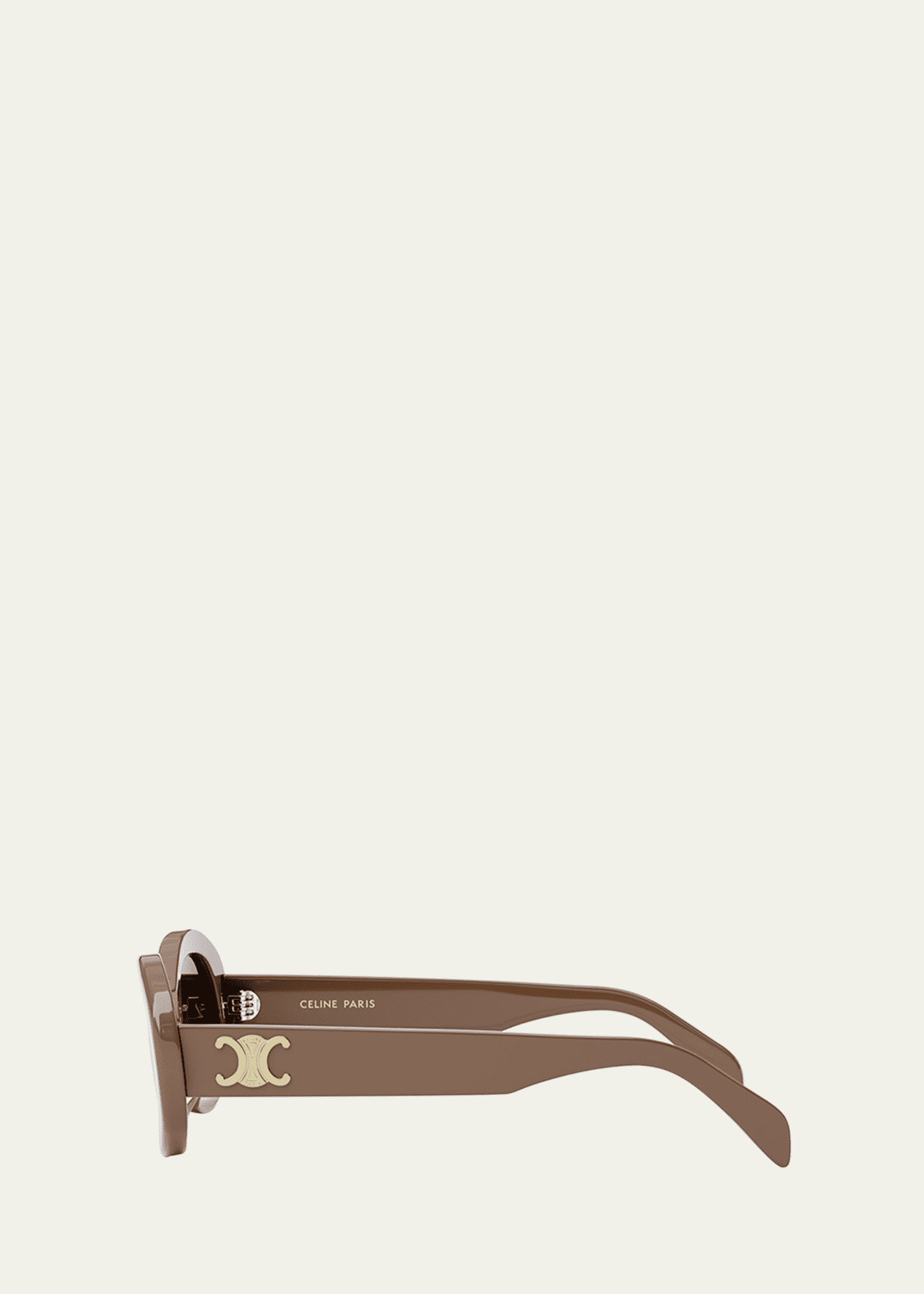 Celine Triomphe Acetate Oval Sunglasses Image 3 of 3