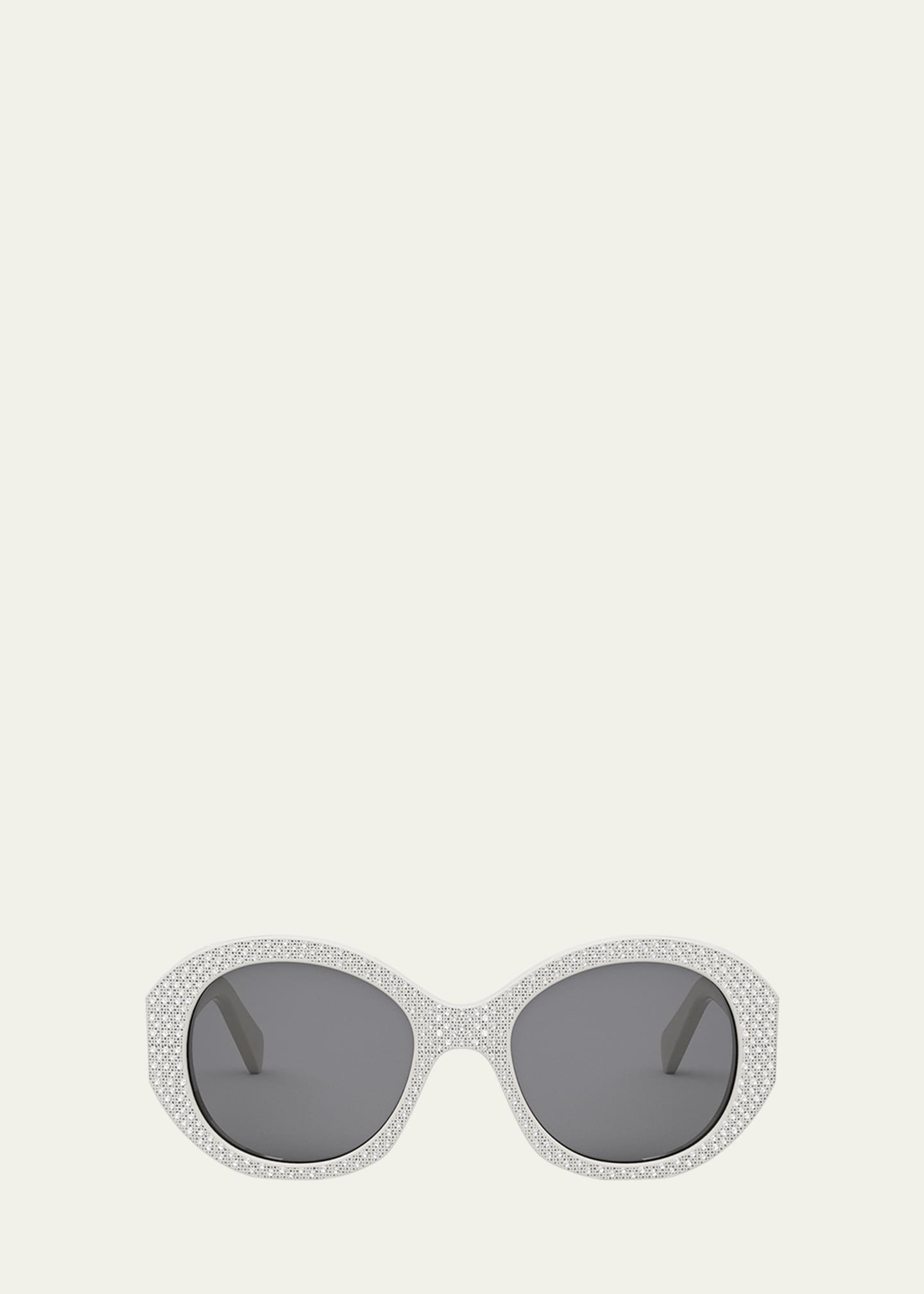Celine round sunglasses in acetate top