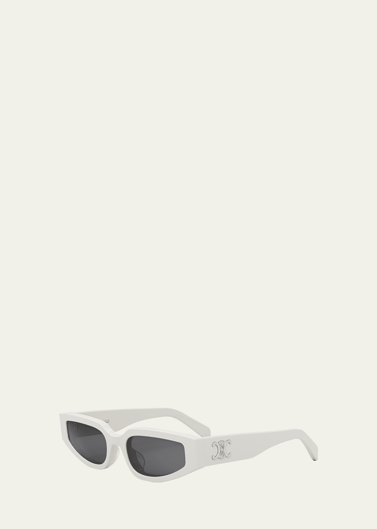 White cat eye sunglasses celine online