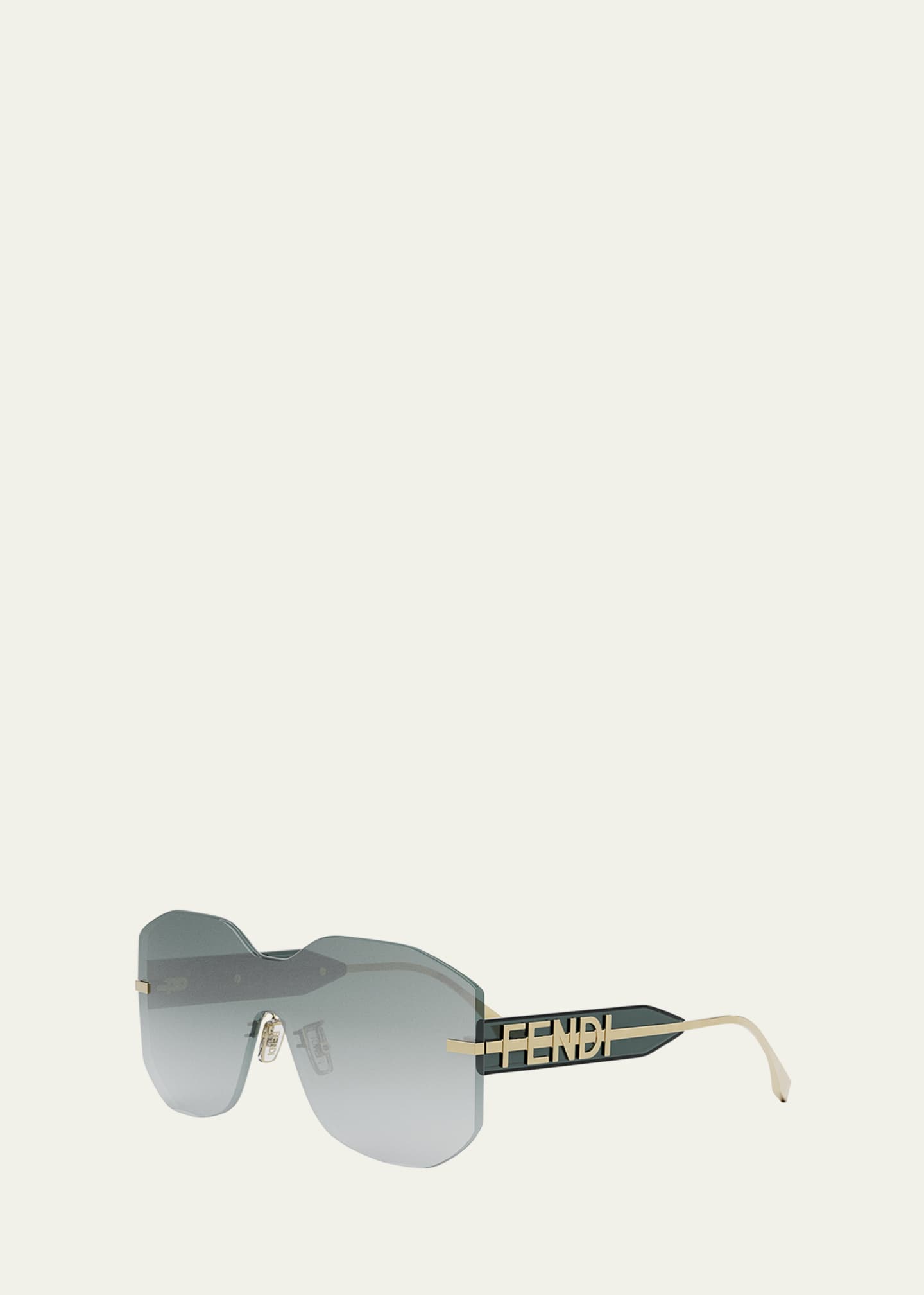 FENDI Women's Fendigraphy 52mm Geometric Rectangular Sunglasses