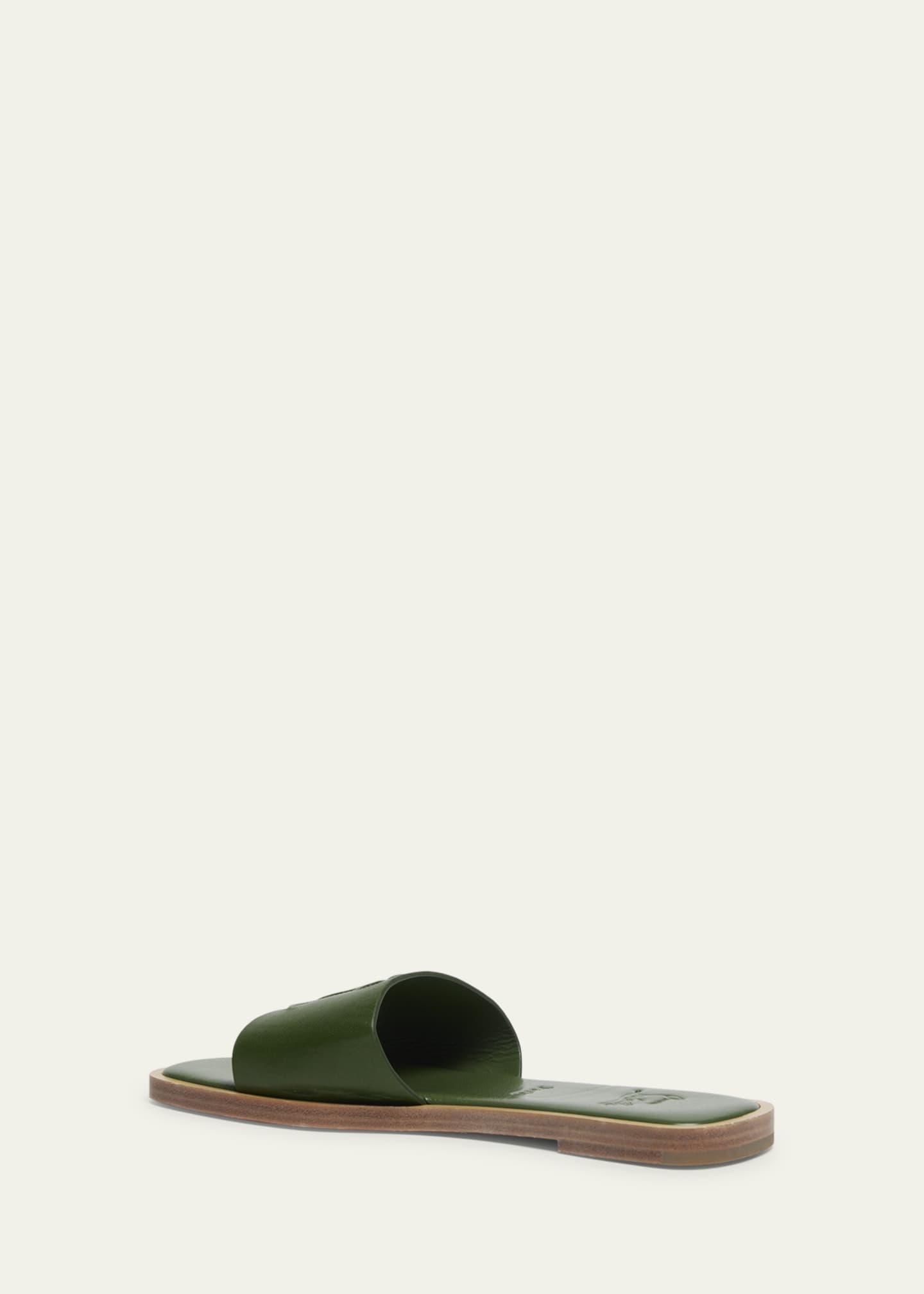 Red bottom best sale flat sandals