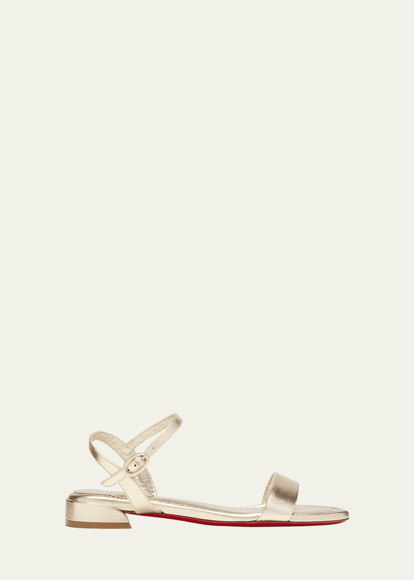 Christian Louboutin Sweet Jane Red Sole Ankle-Strap Sandals Image 1 of 5