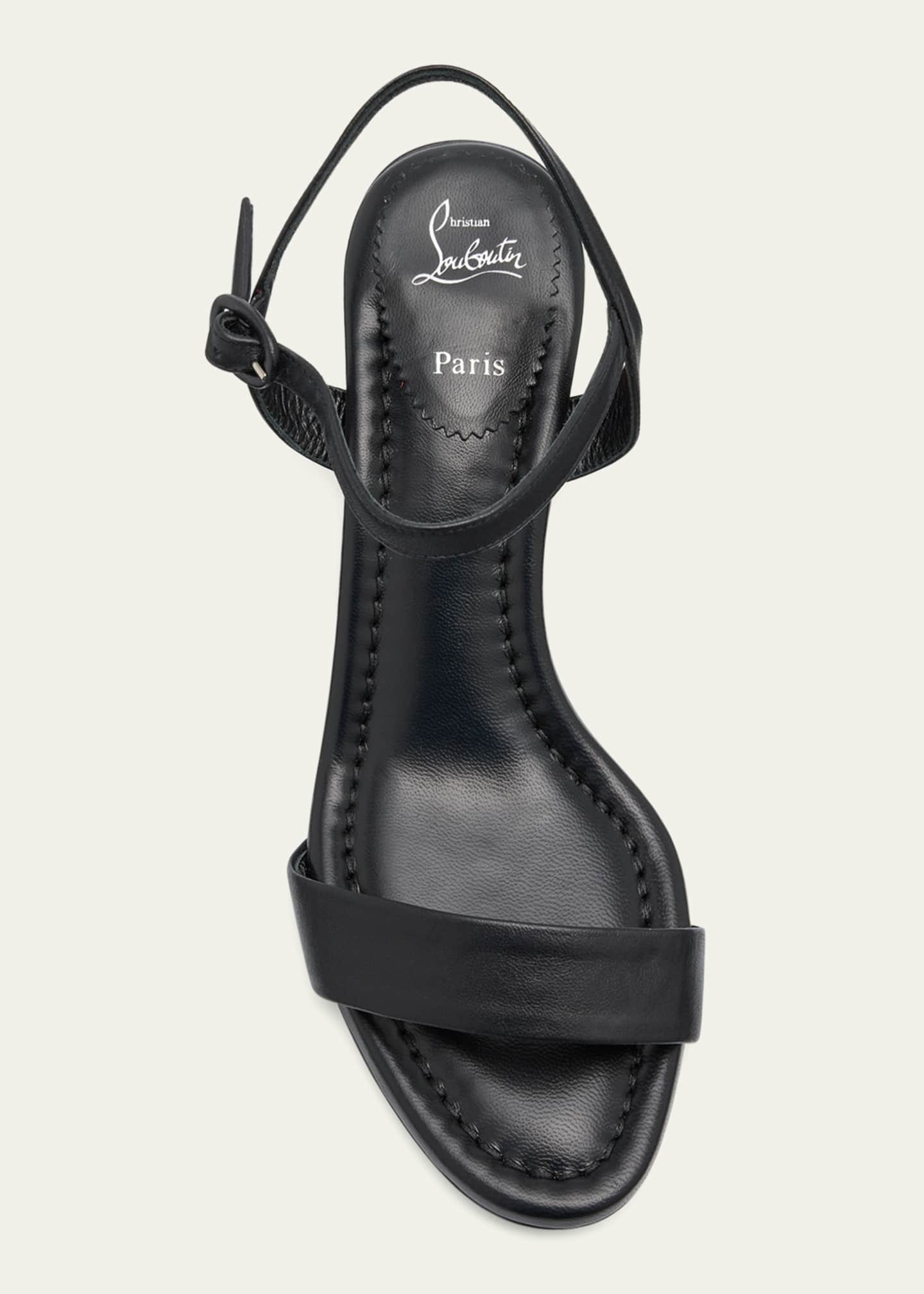 Christian Louboutin Miss Jane Red Sole Ankle-Strap Sandals Image 6 of 6