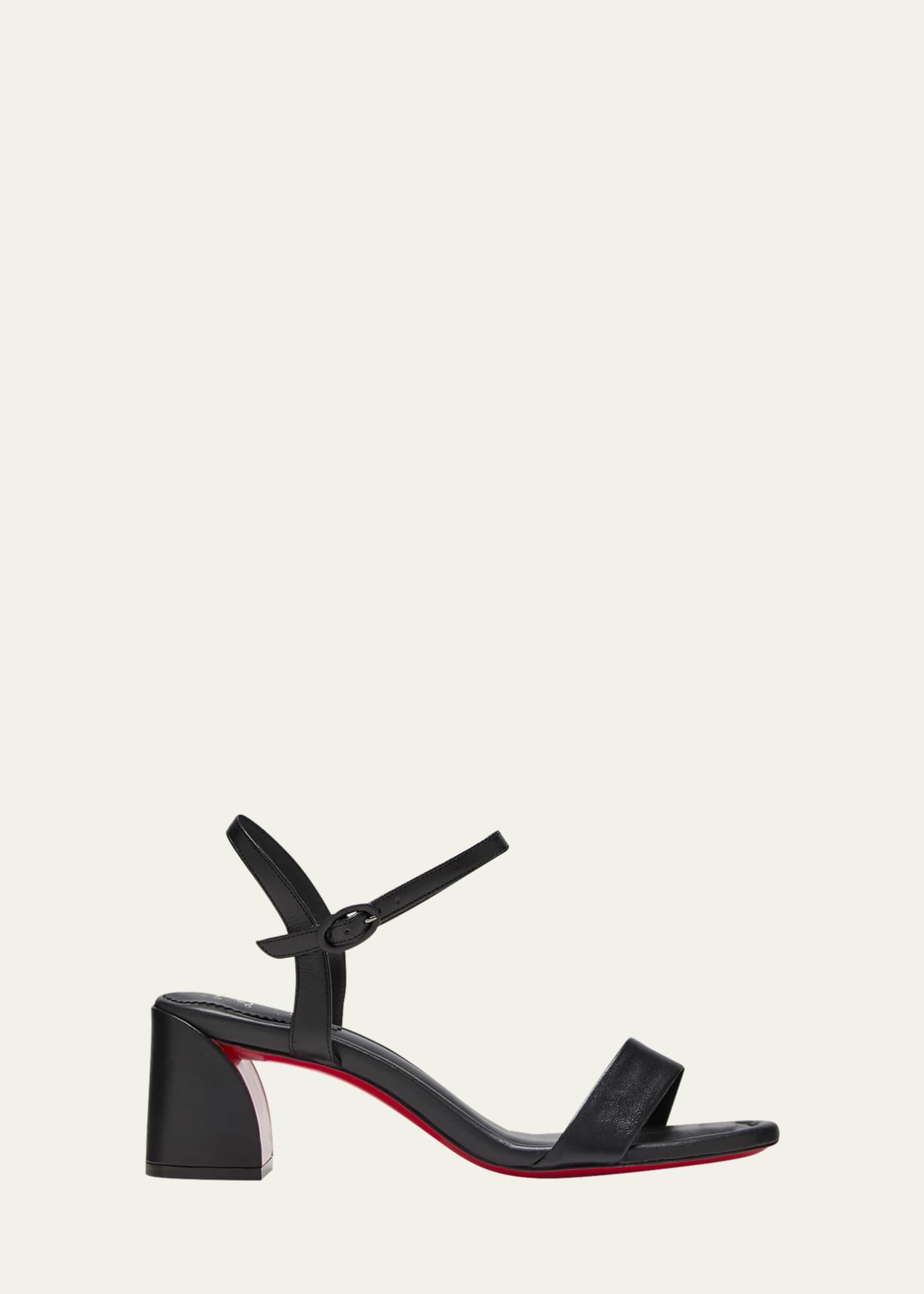 Christian Louboutin Miss Jane Red Sole Ankle-Strap Sandals Image 1 of 6