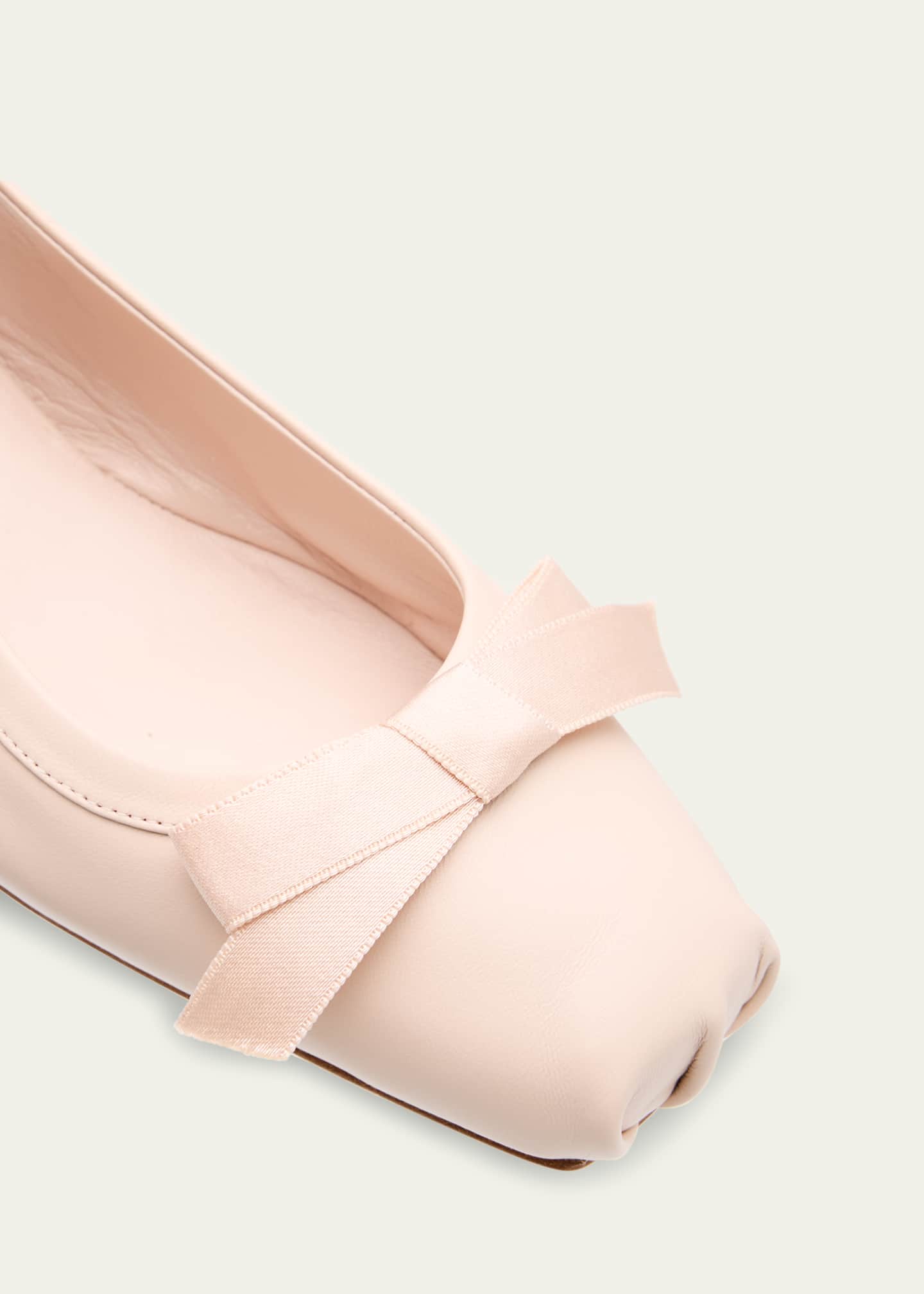 Napa Ballerina Red Sole Slingback Pumps