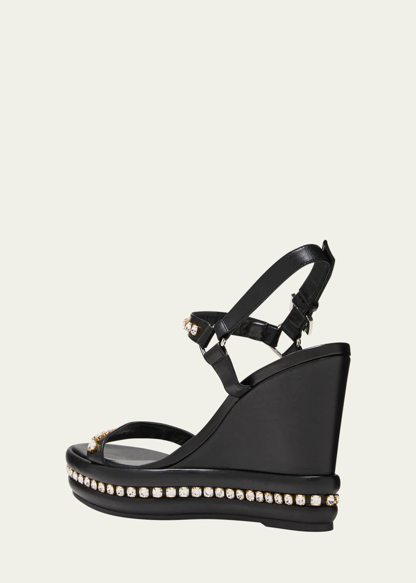 Wedge red cheap bottoms