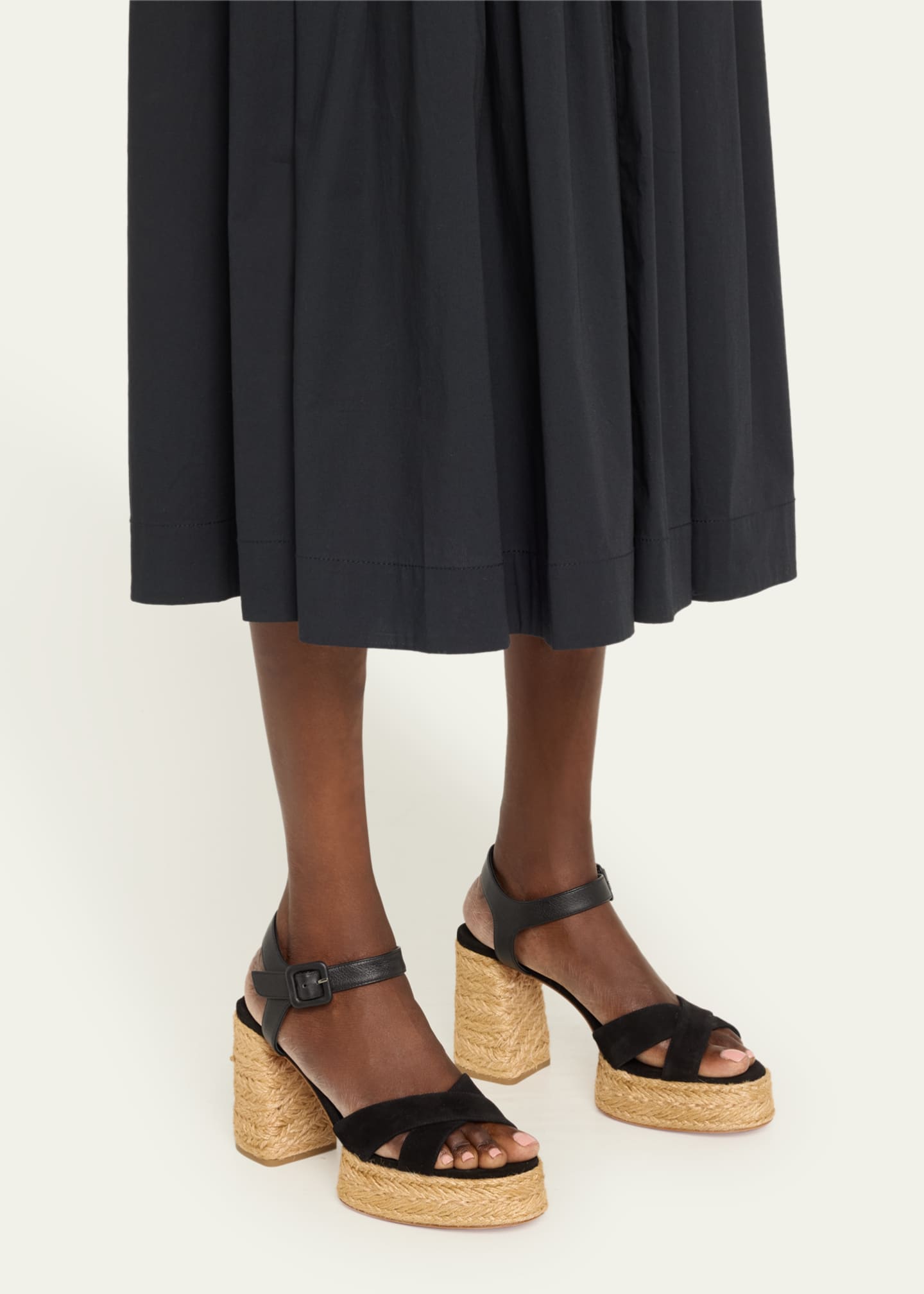 Christian Louboutin Calakala Crisscross Red Sole Espadrille Sandals Image 2 of 5