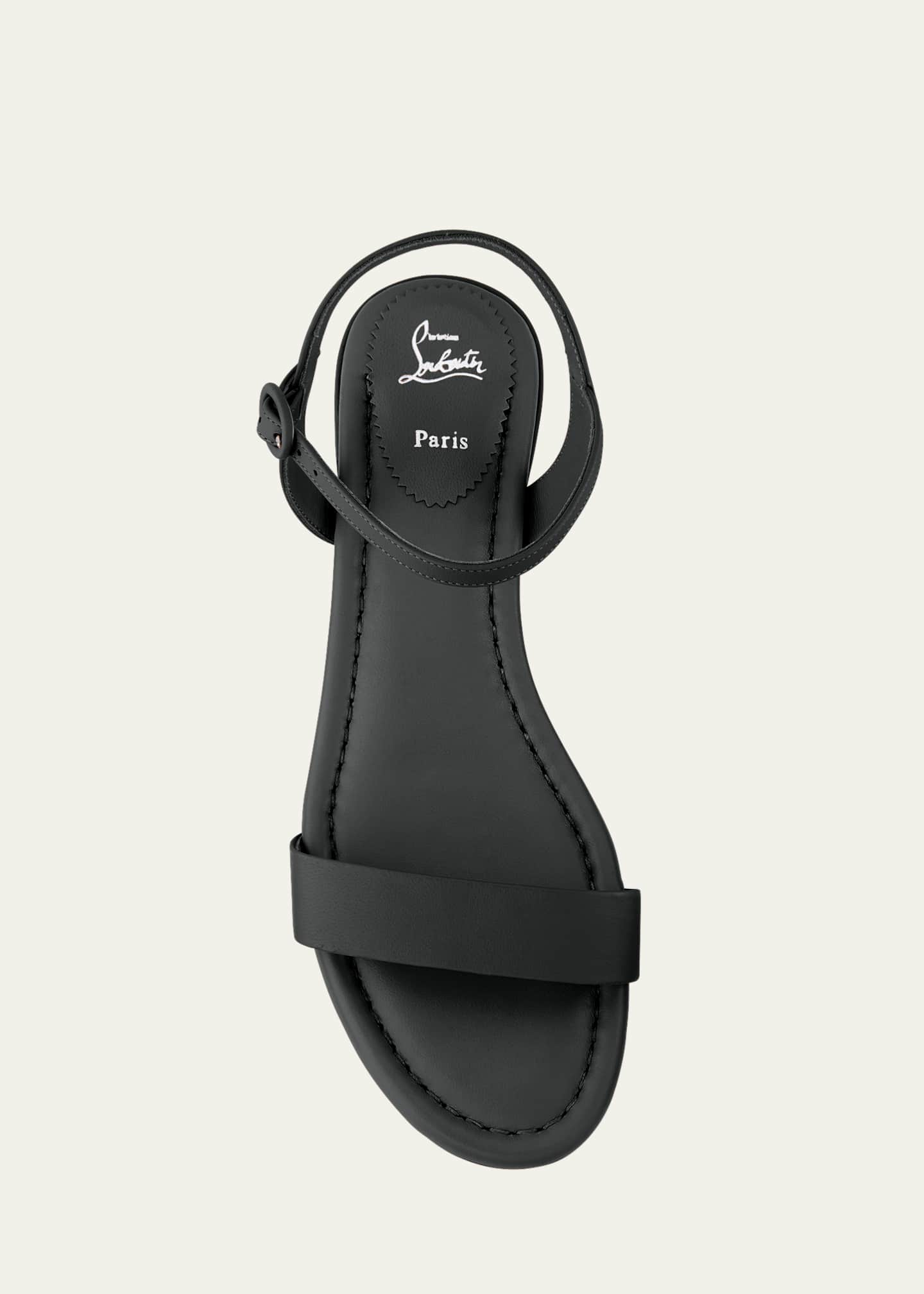 Christian Louboutin Sweet Jane Red Sole Ankle-Strap Sandals Image 6 of 6