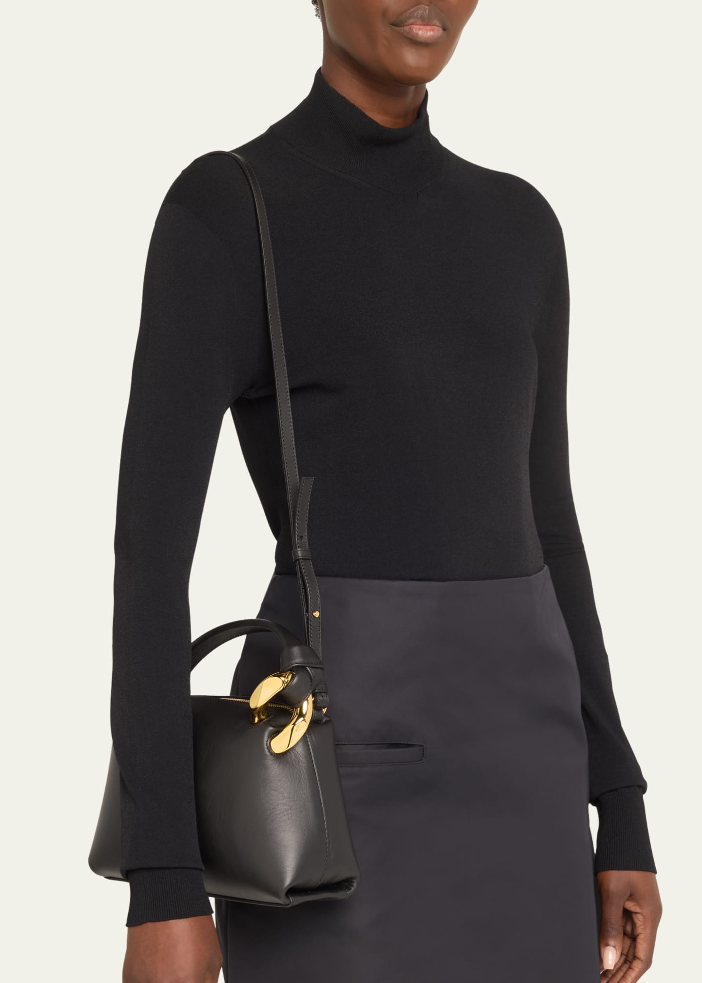 JW Anderson Chain Leather Crossbody Bag Image 2 of 5