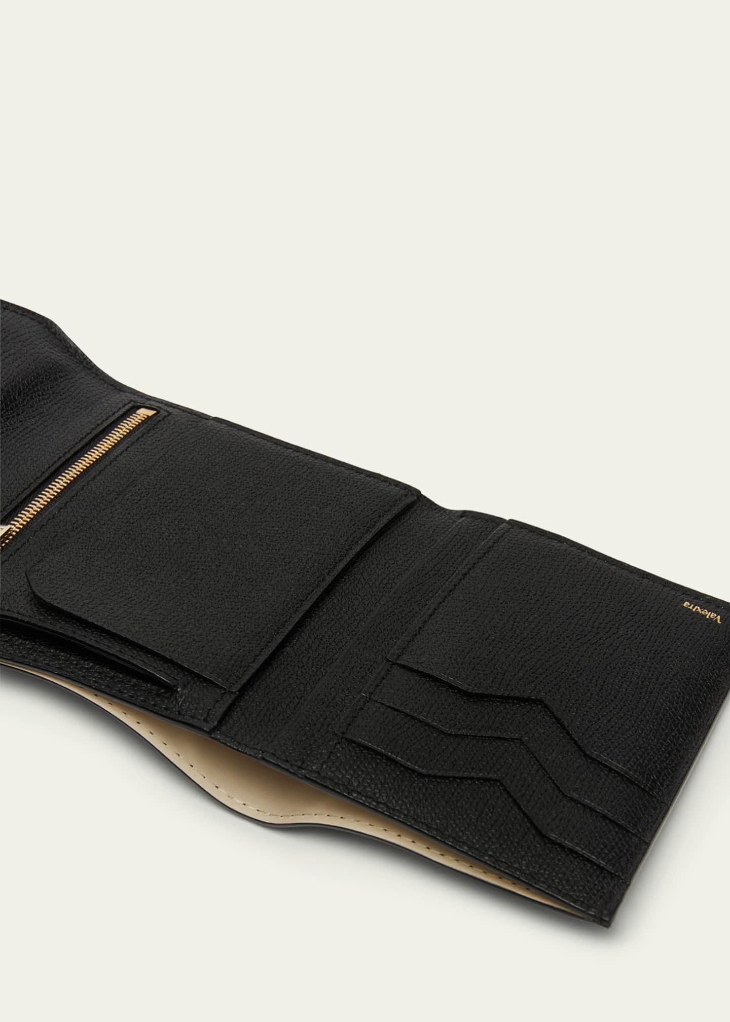 Valextra Iside Trifold Calfksin Wallet Image 3 of 3